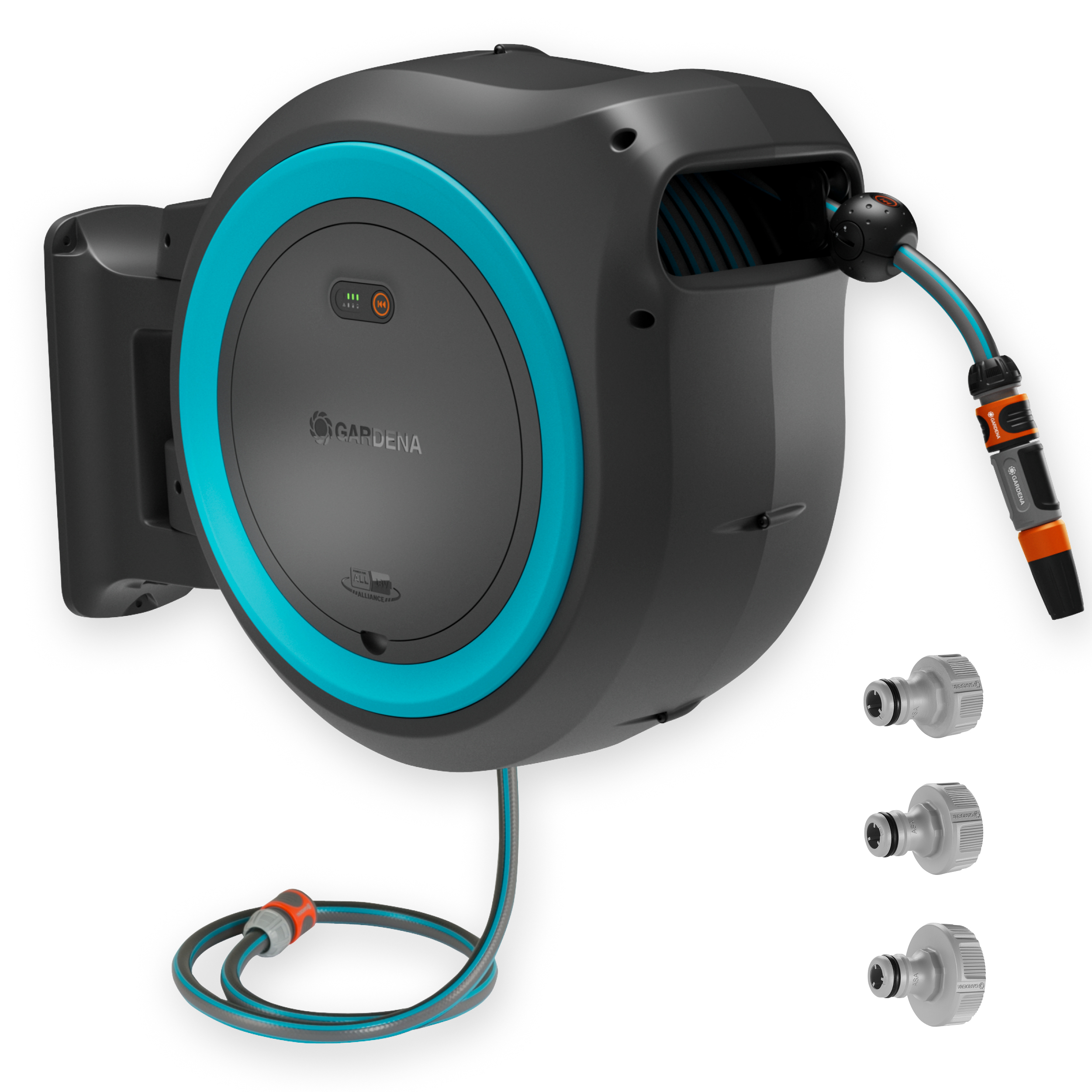 GARDENA PowerRoll XL Fali t&ouml;mlődoboz P4A akkumul&aacute;tor n&eacute;lk&uuml;l