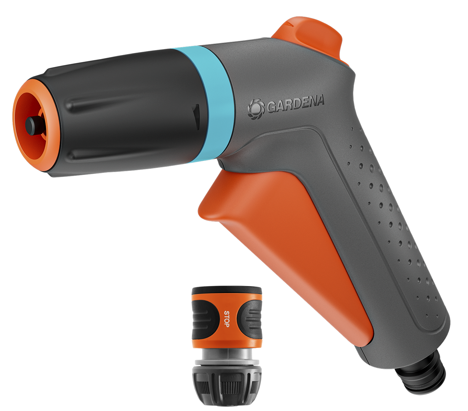 Classic Str&aring;lepistol sett med stopp kobling, Munnstykker og dyser