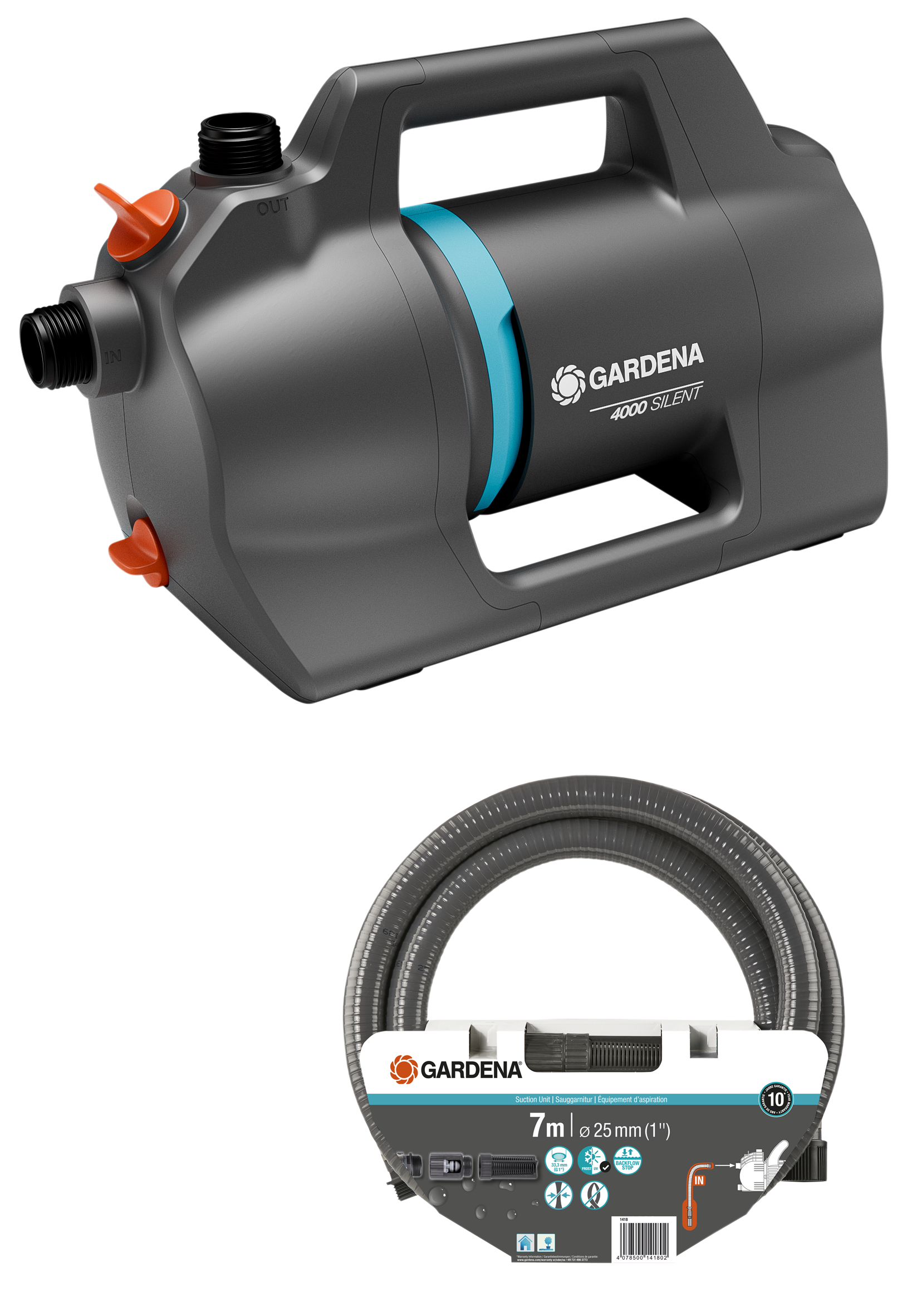 Aiapump 4100 Silent komplektis voolik 4100 l/h, 36 m