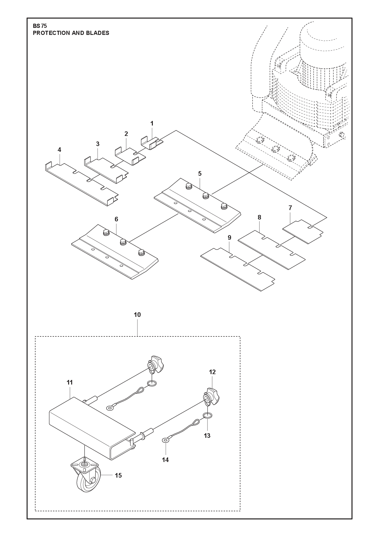 BLADE ASSY diagram