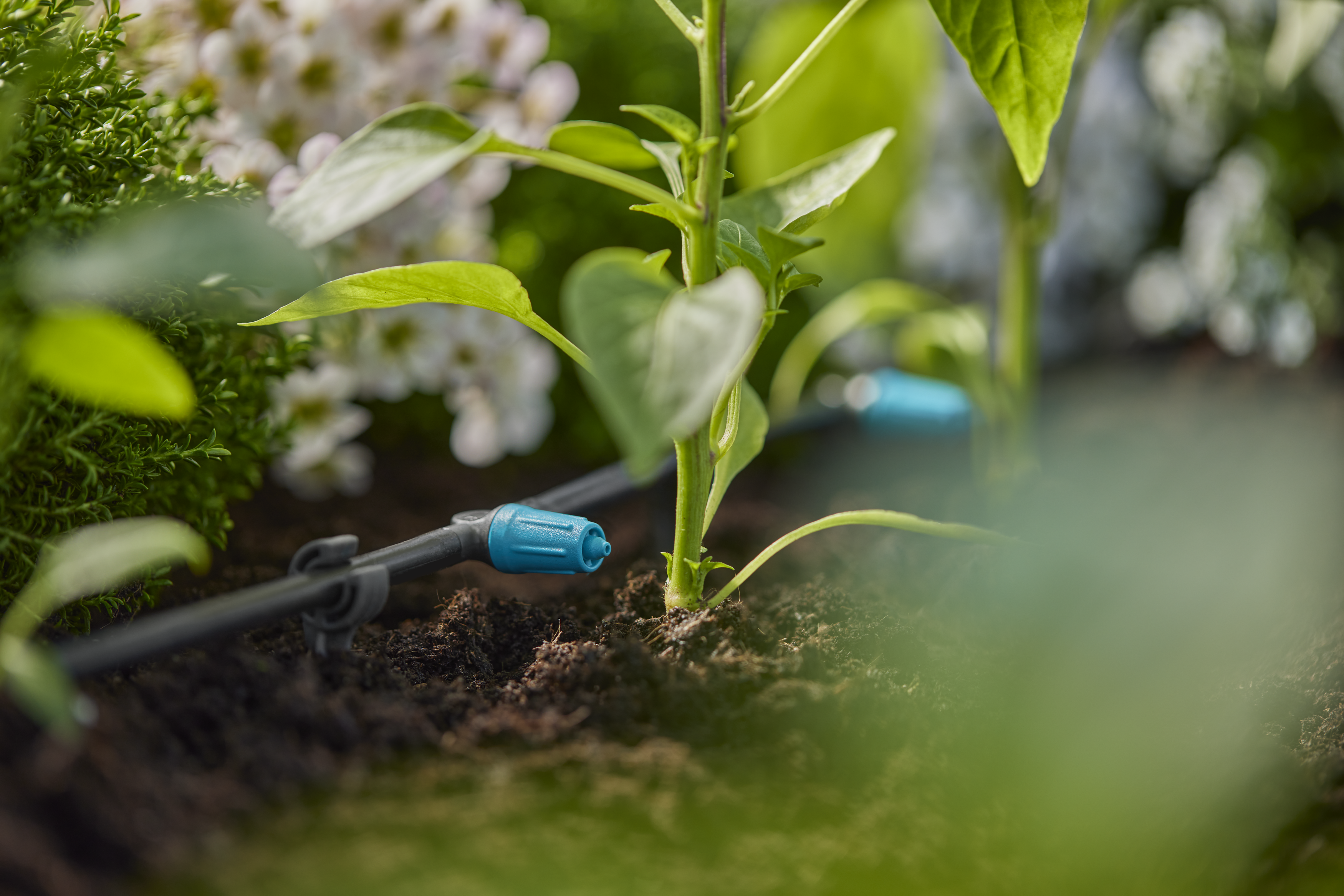 Goutteur en ligne r&eacute;glable 0&ndash;15 l/h