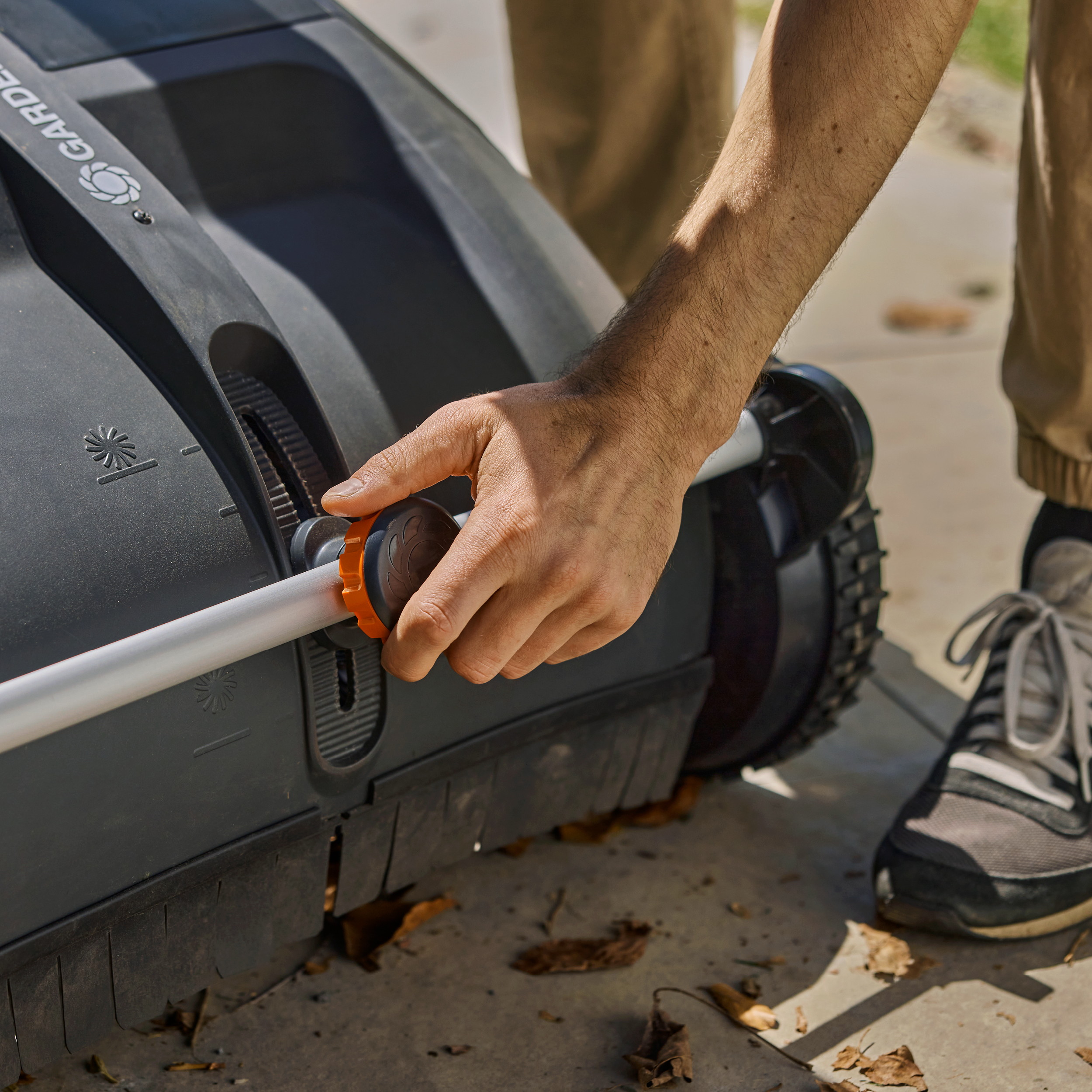 Pobiralnik listja in trave za trate in terase, Dodatna oprema za vrt