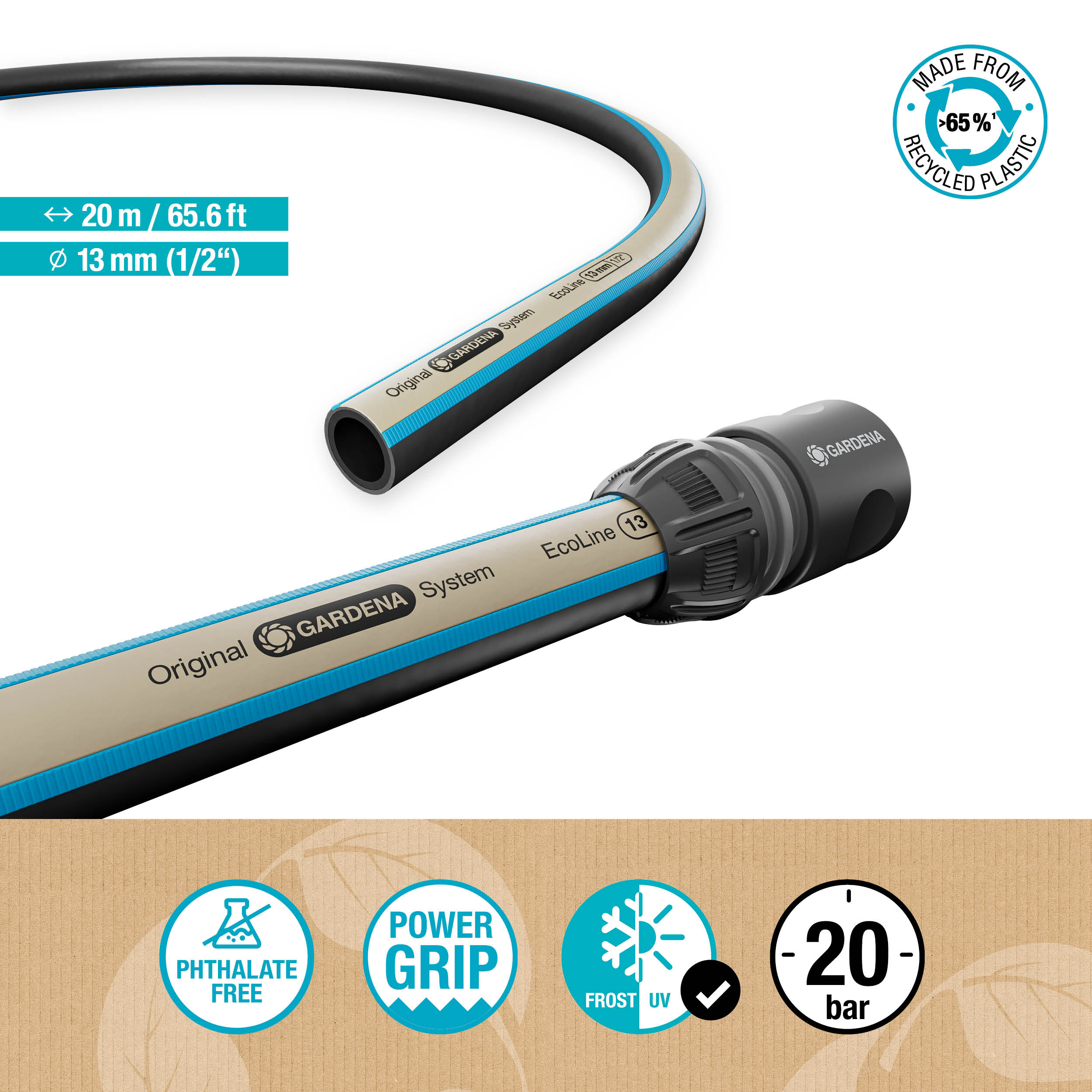 EcoLine slange 13 mm (1/2") 20 m