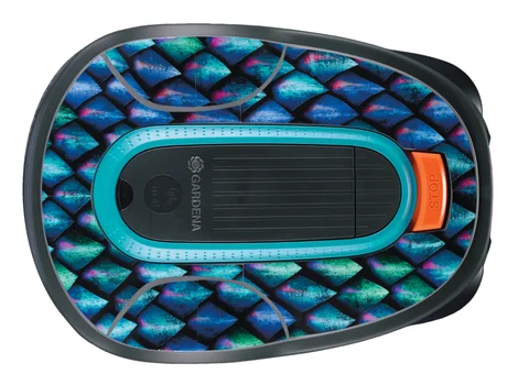 SILENO life Mähroboter Klebefolie - Regenbogenfisch