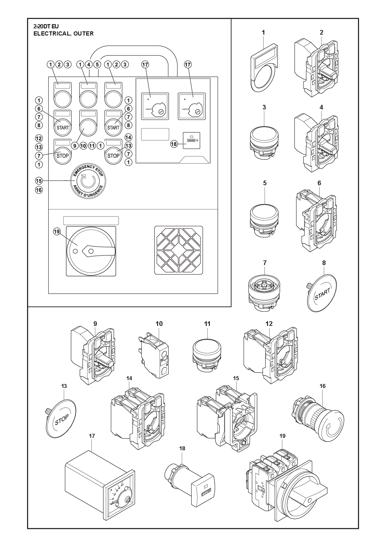 ELECTRICAL, OUTER diagram