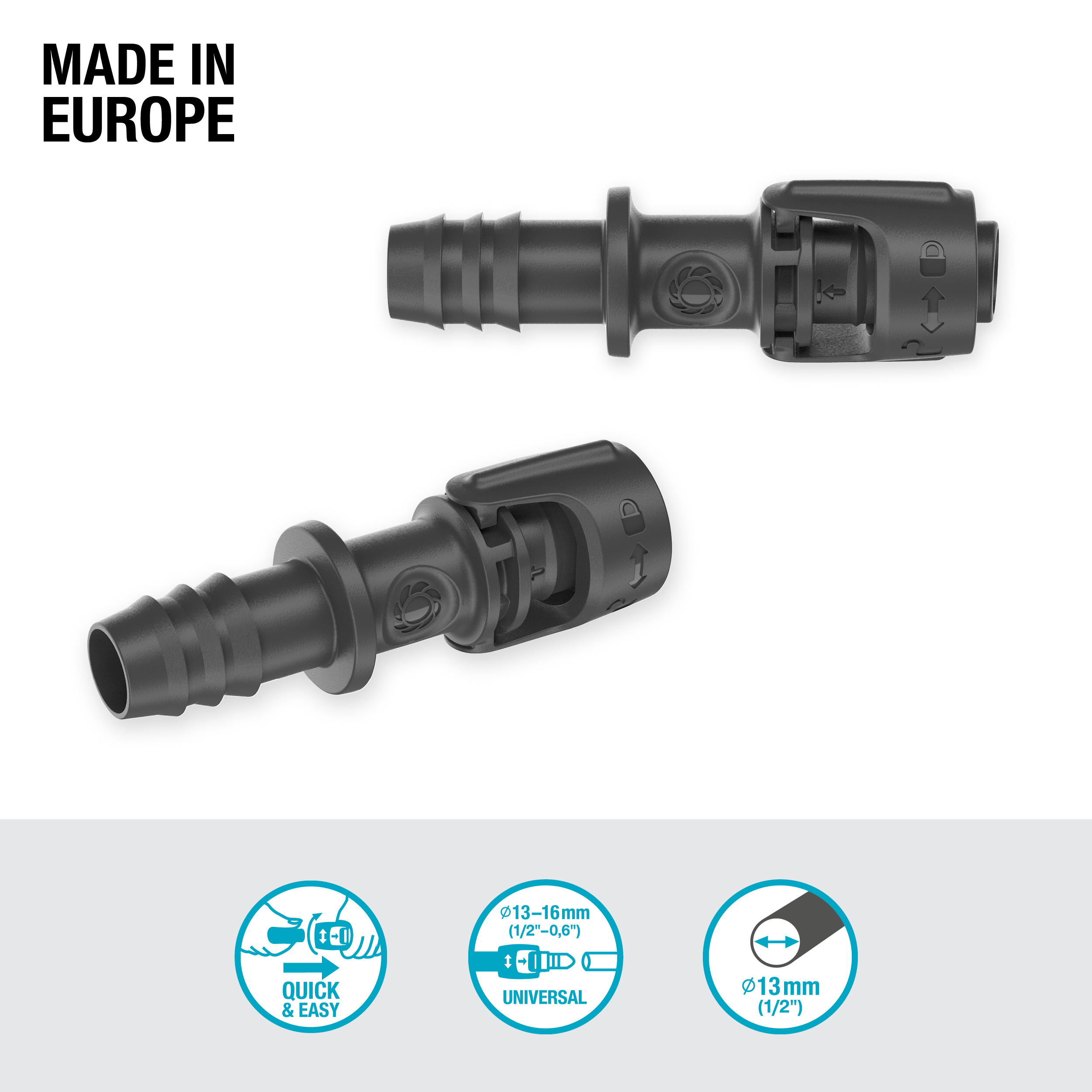 Univerz&aacute;lis csatlakoz&oacute; (1/2")