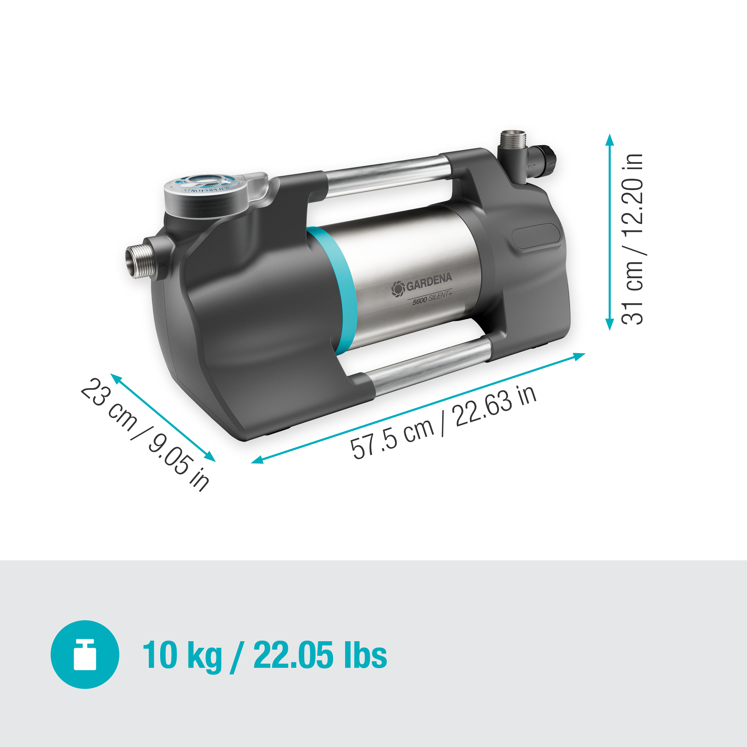 &Alpha;&nu;&tau;&lambda;ί&alpha; &Epsilon;&pi;&iota;&phi;ά&nu;&epsilon;&iota;&alpha;&sigmaf; Gardena Silent+ 5600