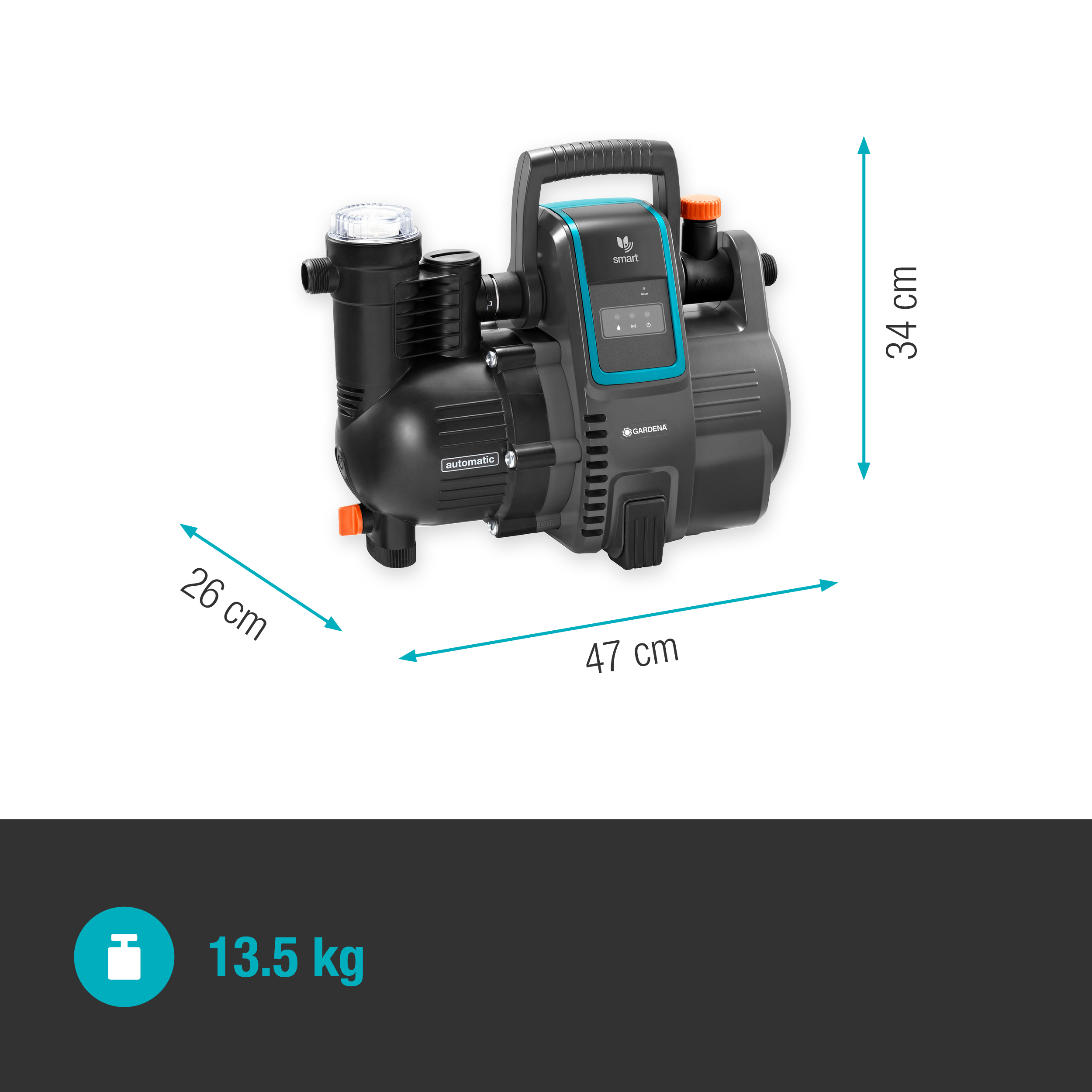smart automatic Home & Garden Pump 5000/5