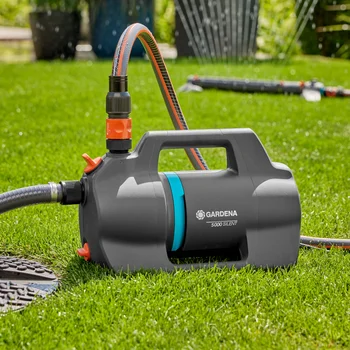Kit pompe d’arrosage surface GARDENA 5000 Silent Avec équipement d’aspiration Silencieuse Haute performance - vue 3