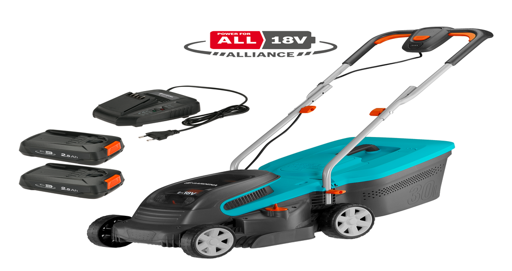 Battery Lawnmower PowerMax 32/36V P4A Ready-To-Use Set