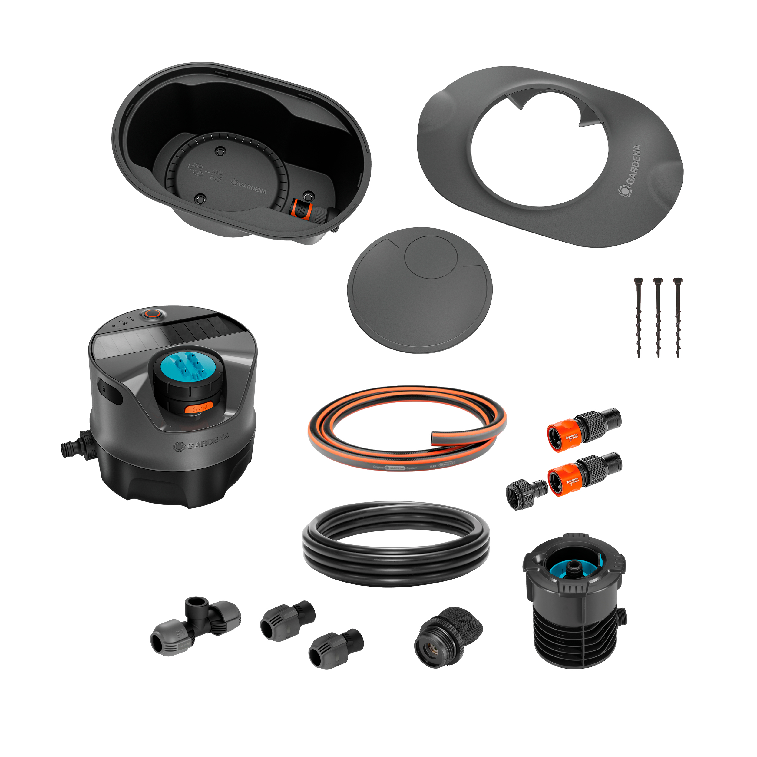 Syst&egrave;me d&rsquo;arrosage enterr&eacute; pour pelouses AquaPrecise - Kit pr&ecirc;t &agrave; l'emploi