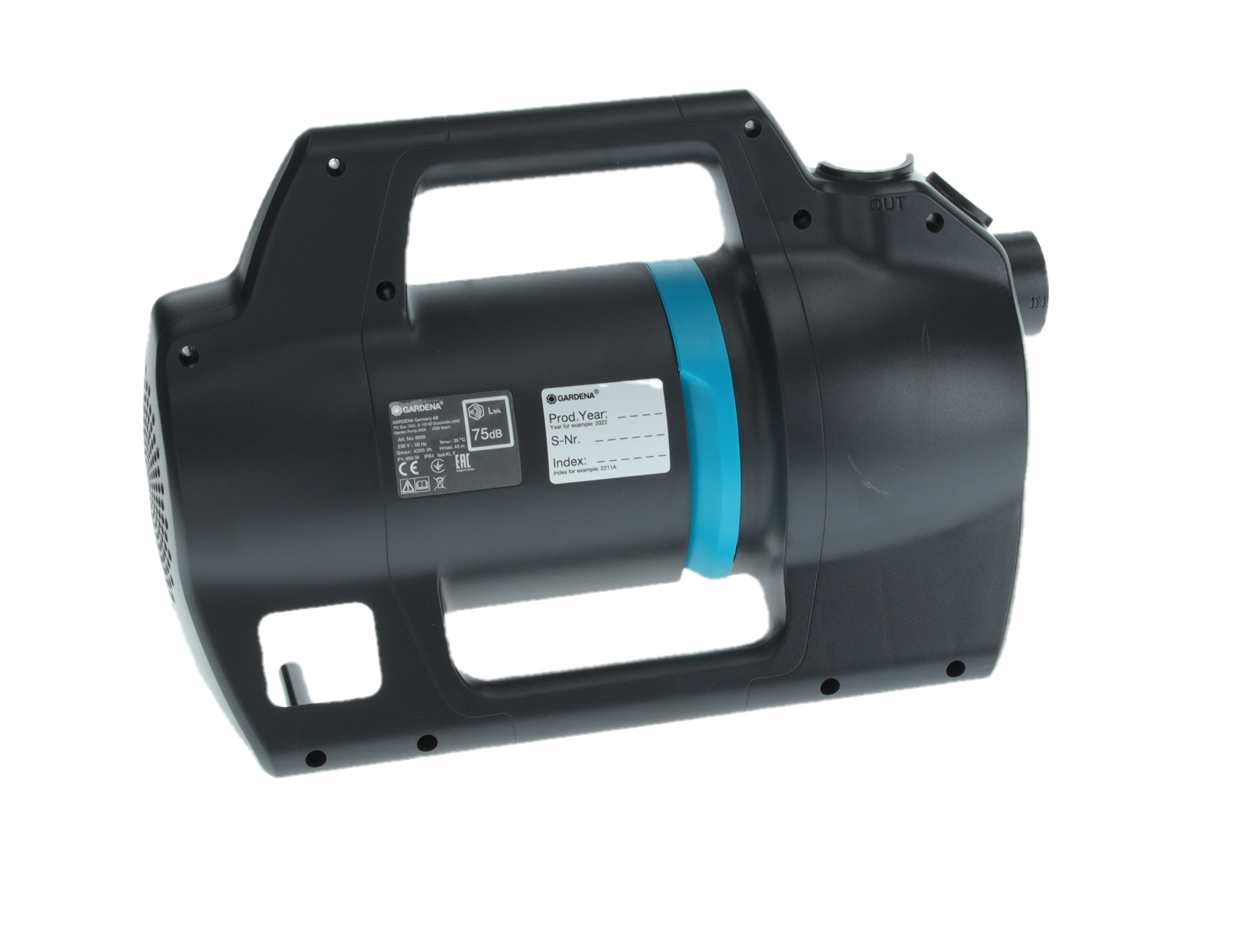 Housing left with label