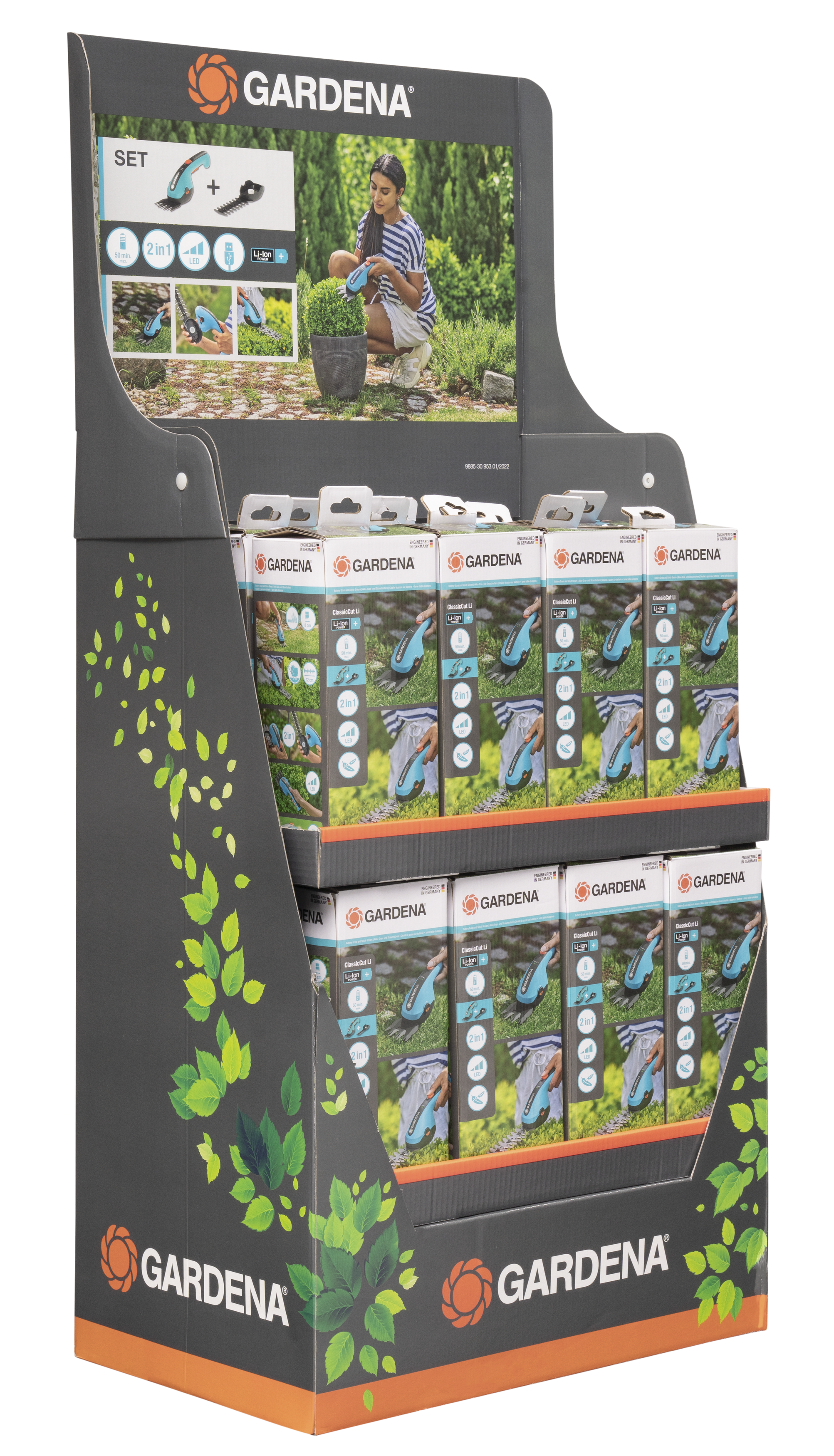 Battery Grass and Shrub Shears ClassicCut Li Display