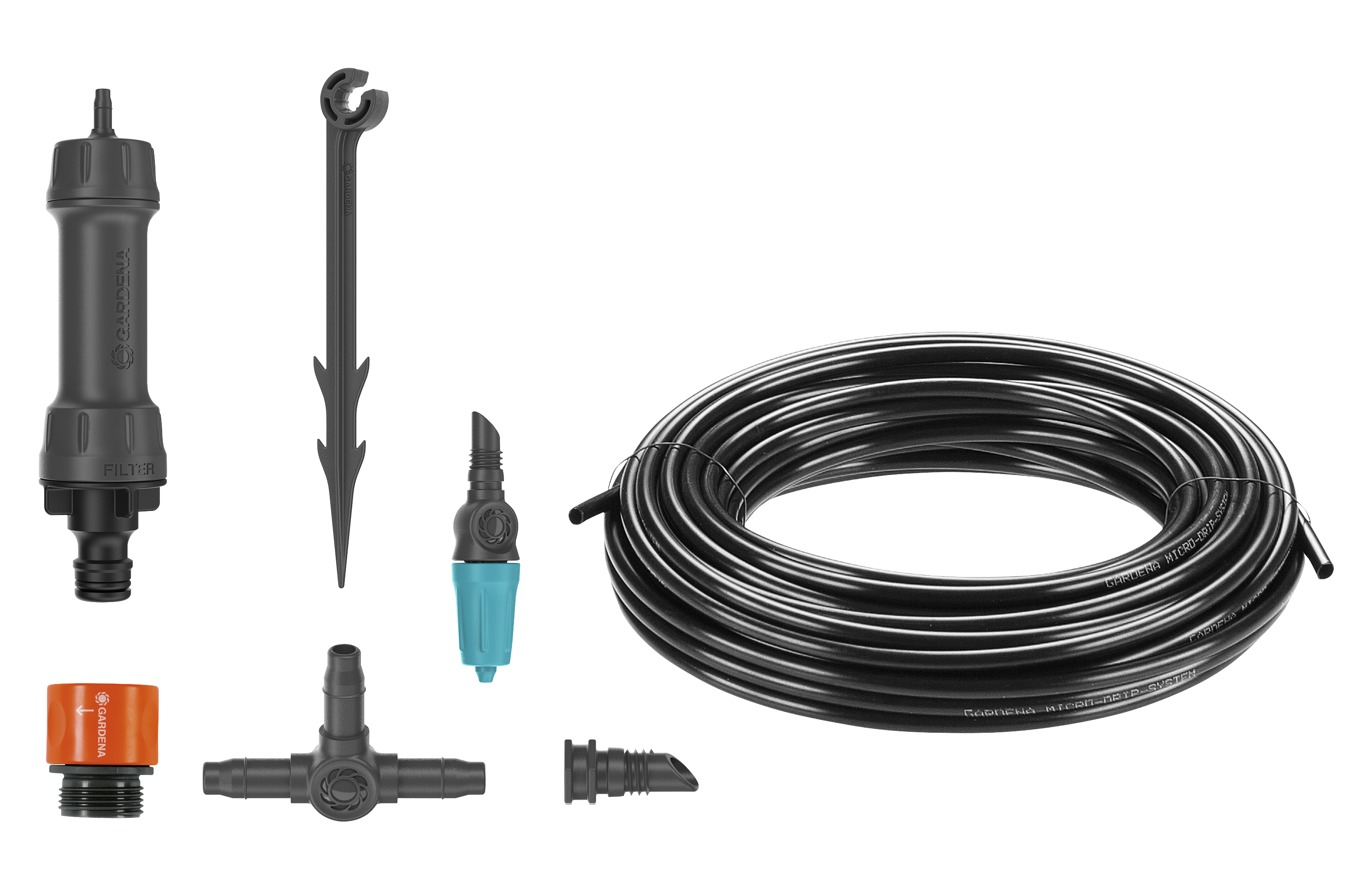 Kit d'initiation pour balcon avec goutteur r&eacute;glable (15 plantes)