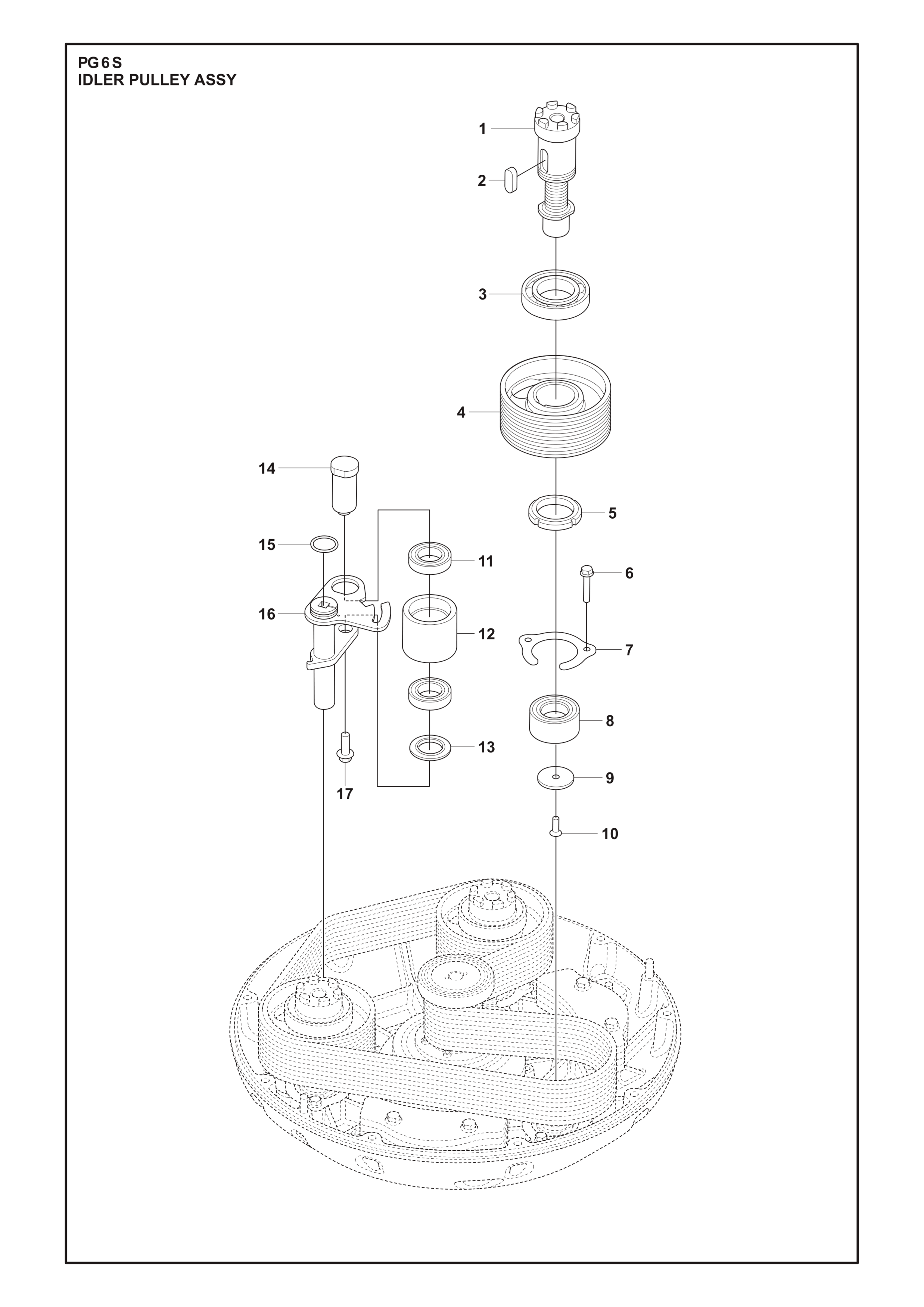 IDLER PULLEY ASSY diagram