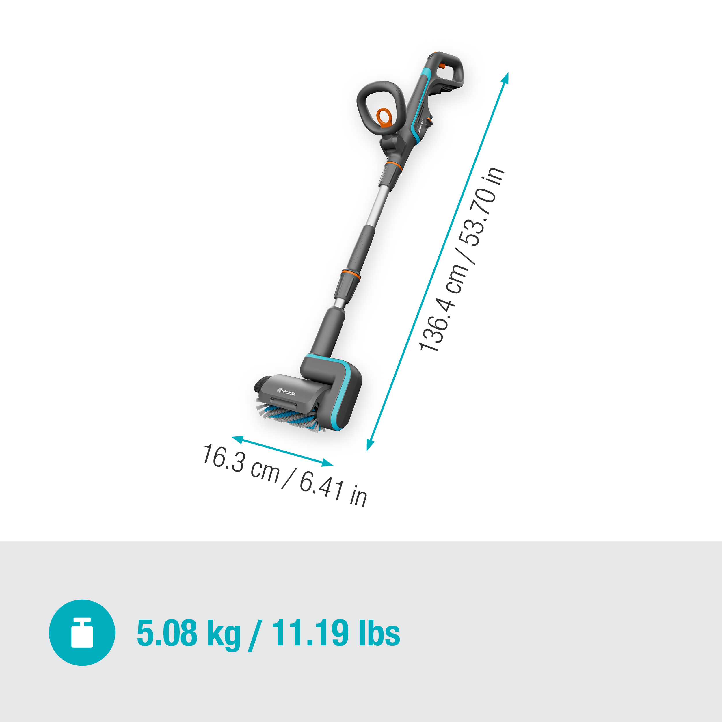 Akku-Multi-Reiniger AquaBrush Universal 04/18V P4A Solo