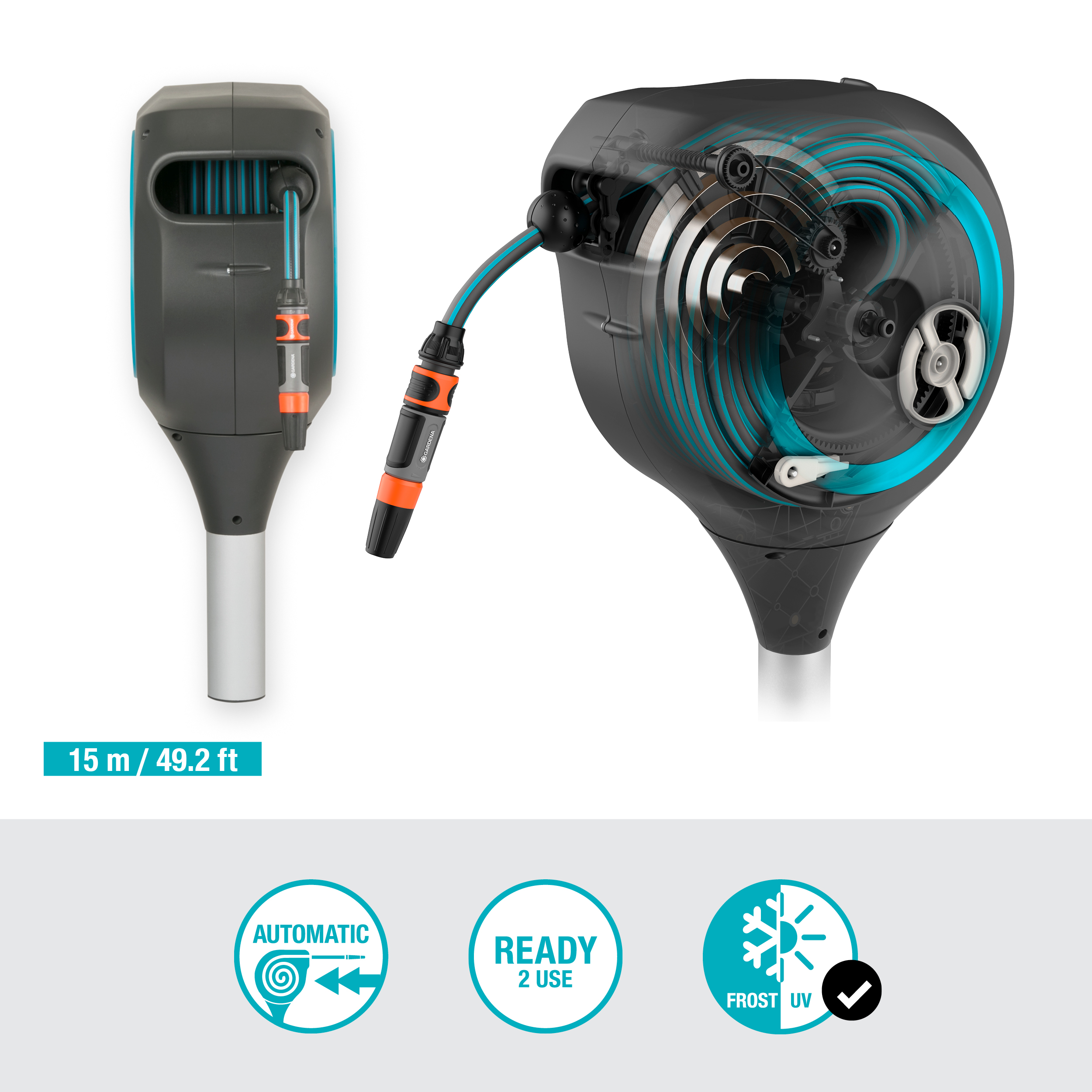 Avvolgitubo da giardino RollUp S