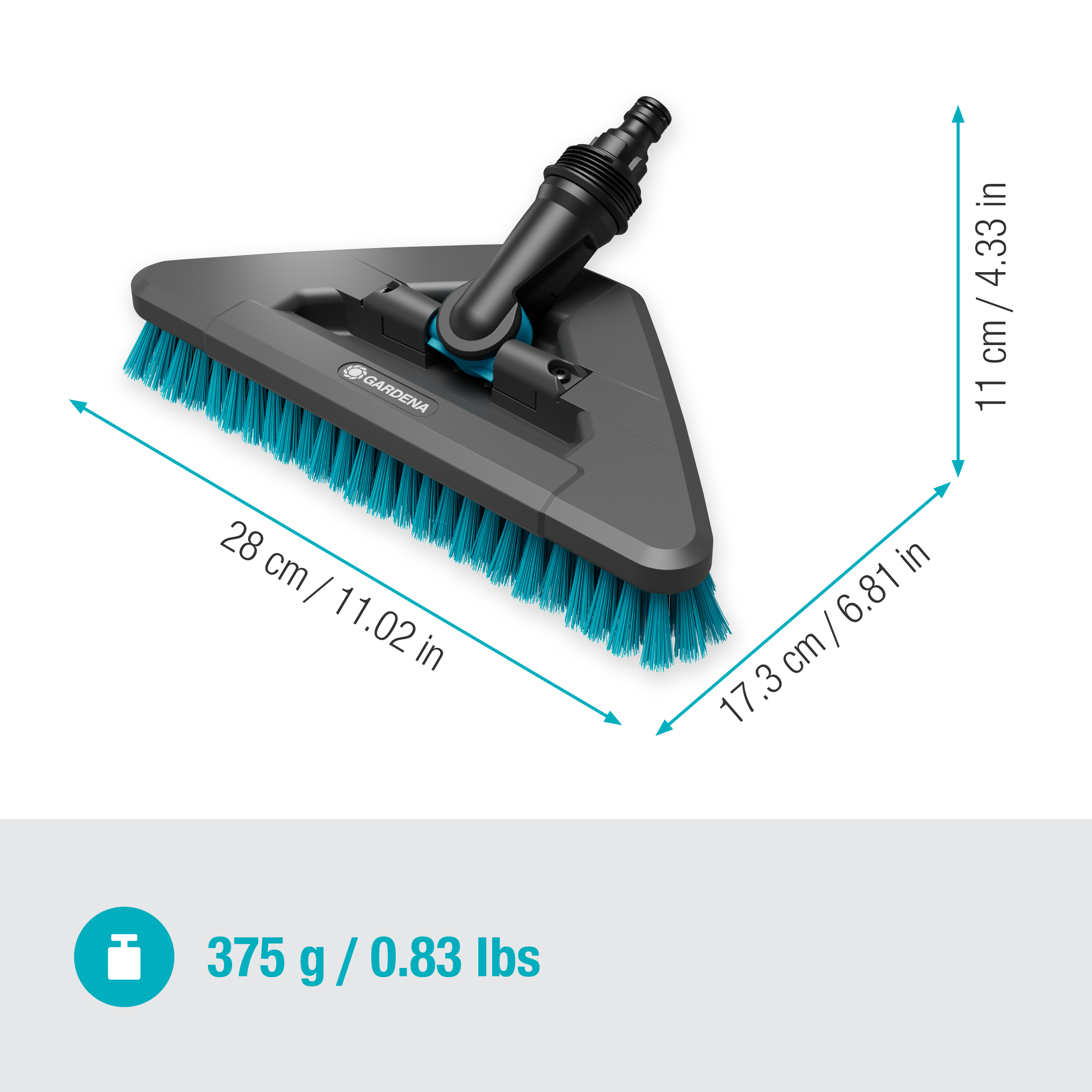 Cleansystem tvrda četka flex, mokro či&scaron;ćenje