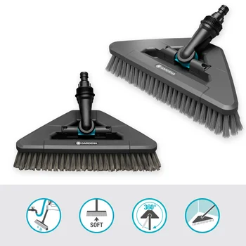 Brosse à Manche Soft Flex GARDENA Cleansystem Nettoyage Humide Nettoyage en Douceur Grande Flexibilité - vue 8