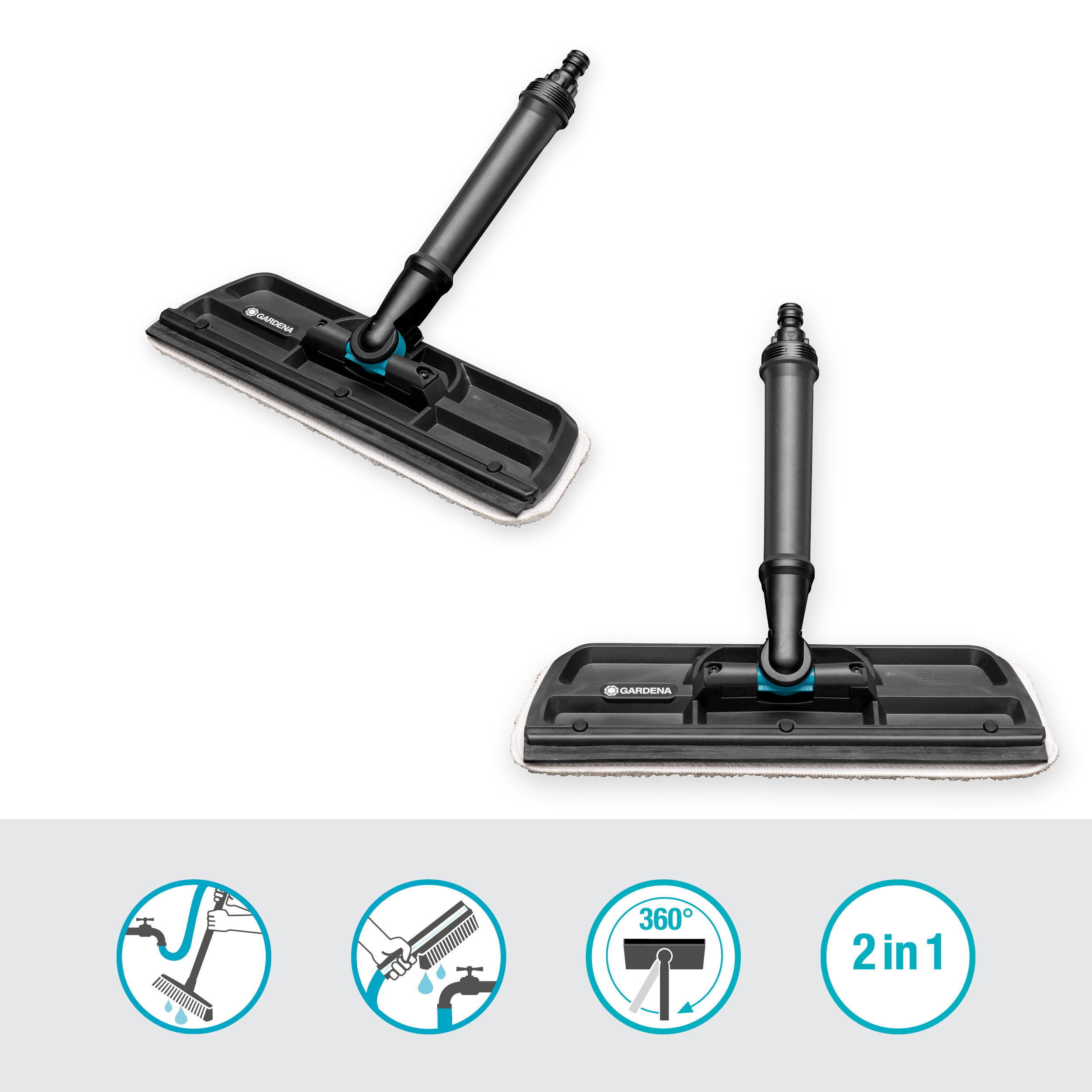 "Cleansystem" langų valytuvas, skirtas valyti lauko langus