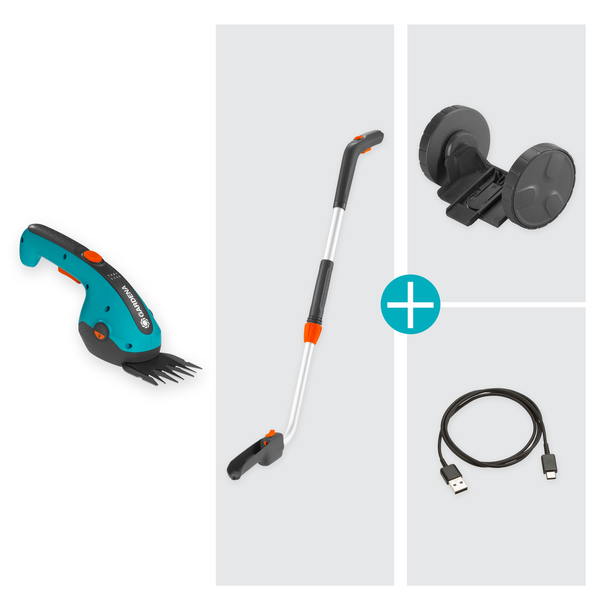 Baterijske &scaron;karje za travo ClassicCut Li set