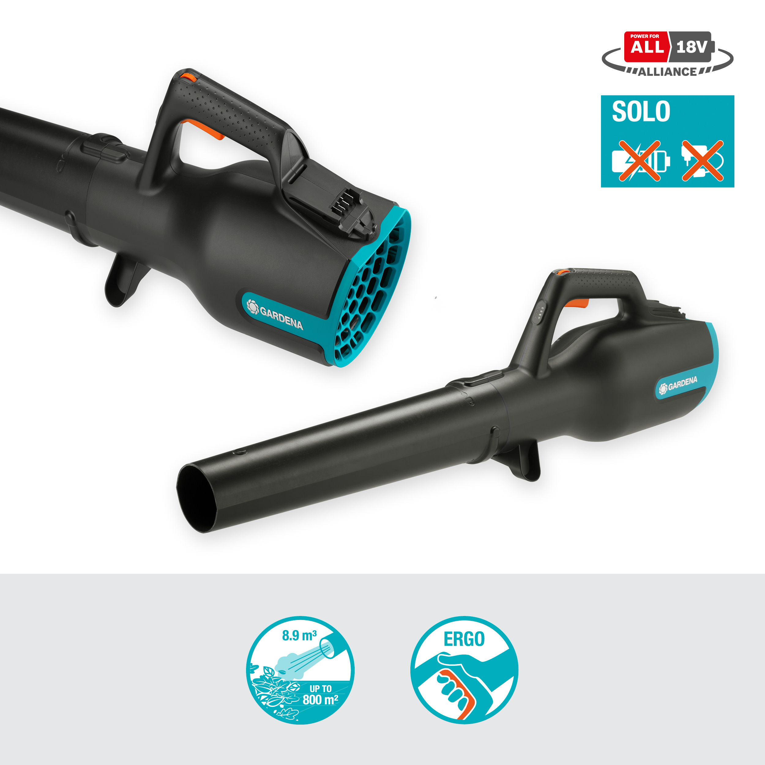 Souffleur PowerJet 18V P4A sans batterie - GARDENA