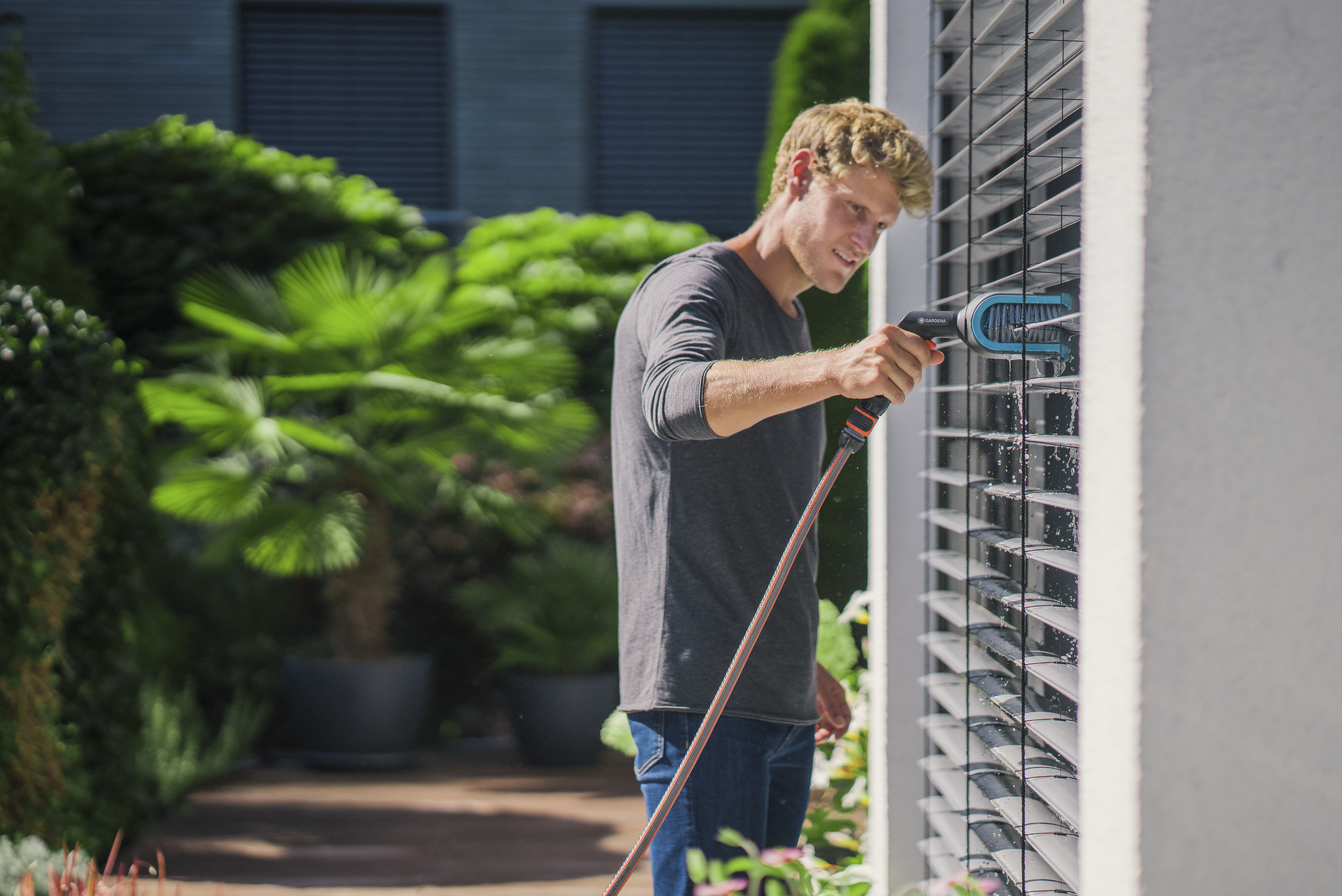 Brosse de lavage pour store, nettoyage des lamelles