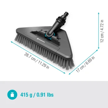 Brosse à Manche Soft Flex GARDENA Cleansystem Nettoyage Humide Nettoyage en Douceur Grande Flexibilité - vue 9