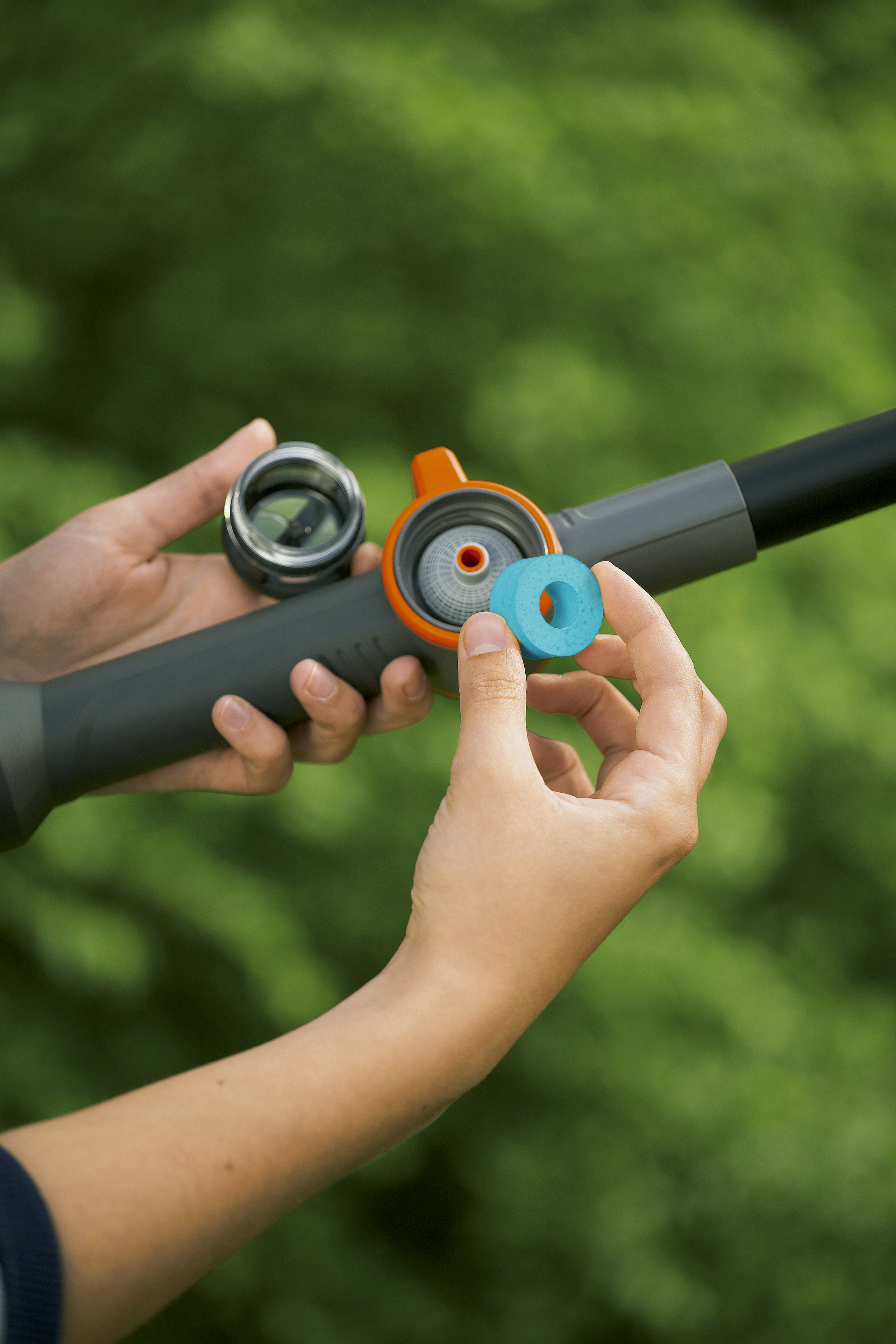 Set con manico per pulizia soft Cleansystem, lavaggio delicato