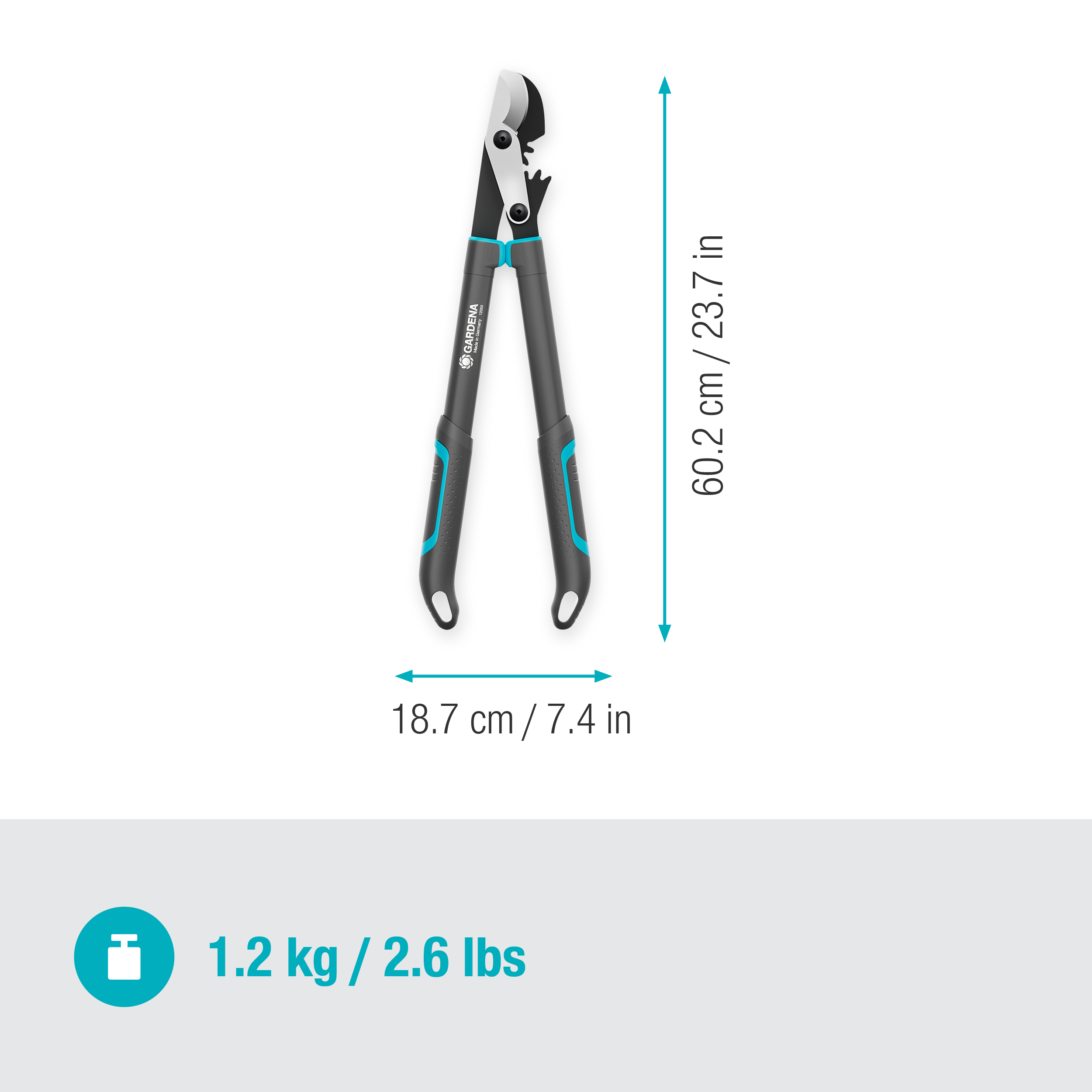 Takkenschaar EnergyCut Pro S, Bypass Cut, voor groen hout