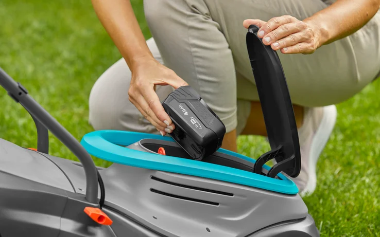 2 Lame Per Tosaerba Elettrico 32 Cm, Lama Per GARDENA 4080 - Foto 9