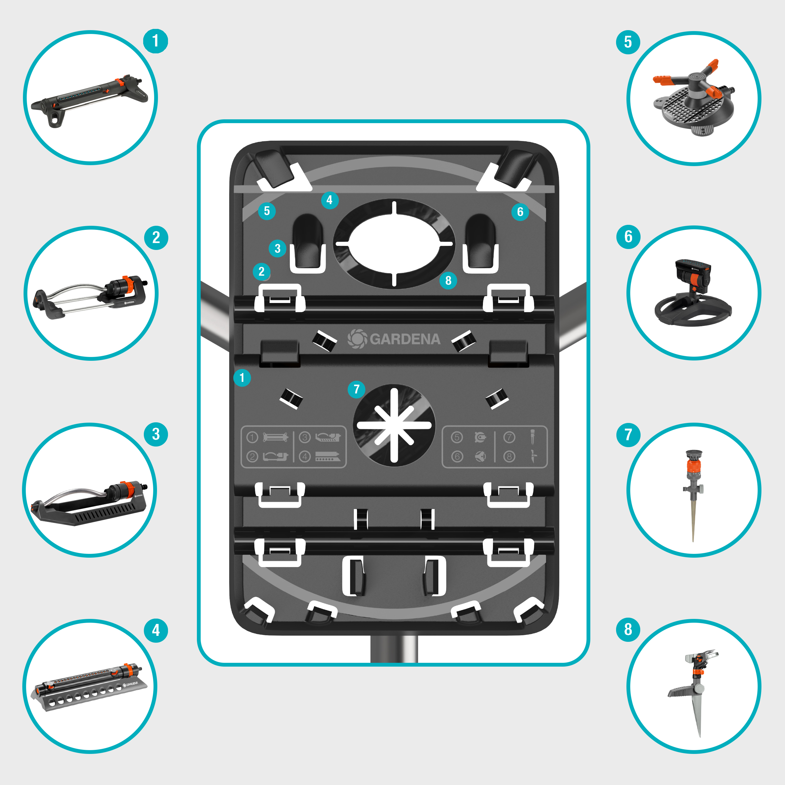 Vihmutite statiiv, 50 cm