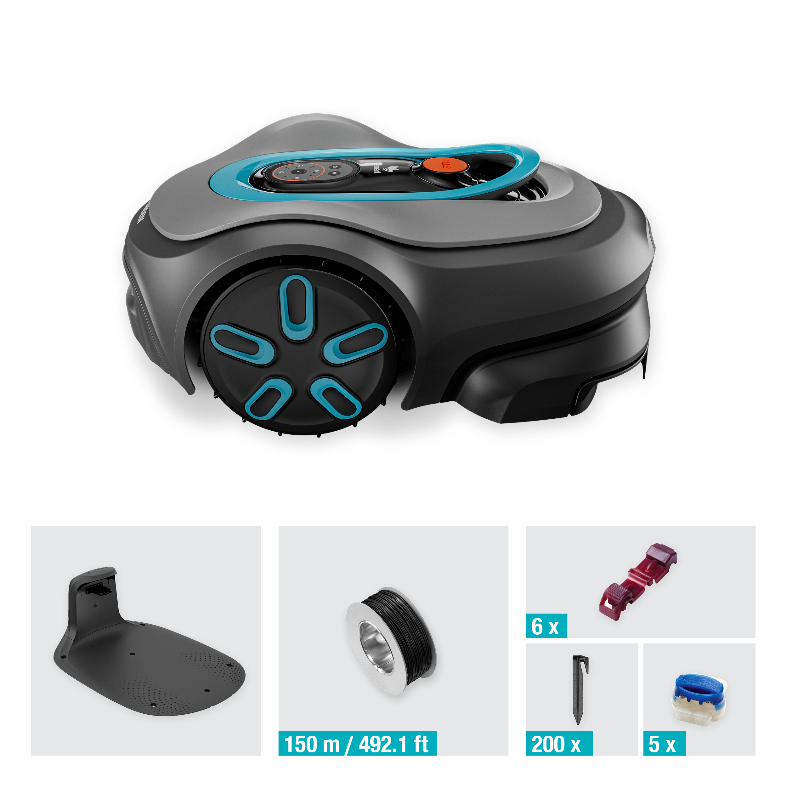 M&auml;hroboter smart SILENO pro 600 m&sup2;