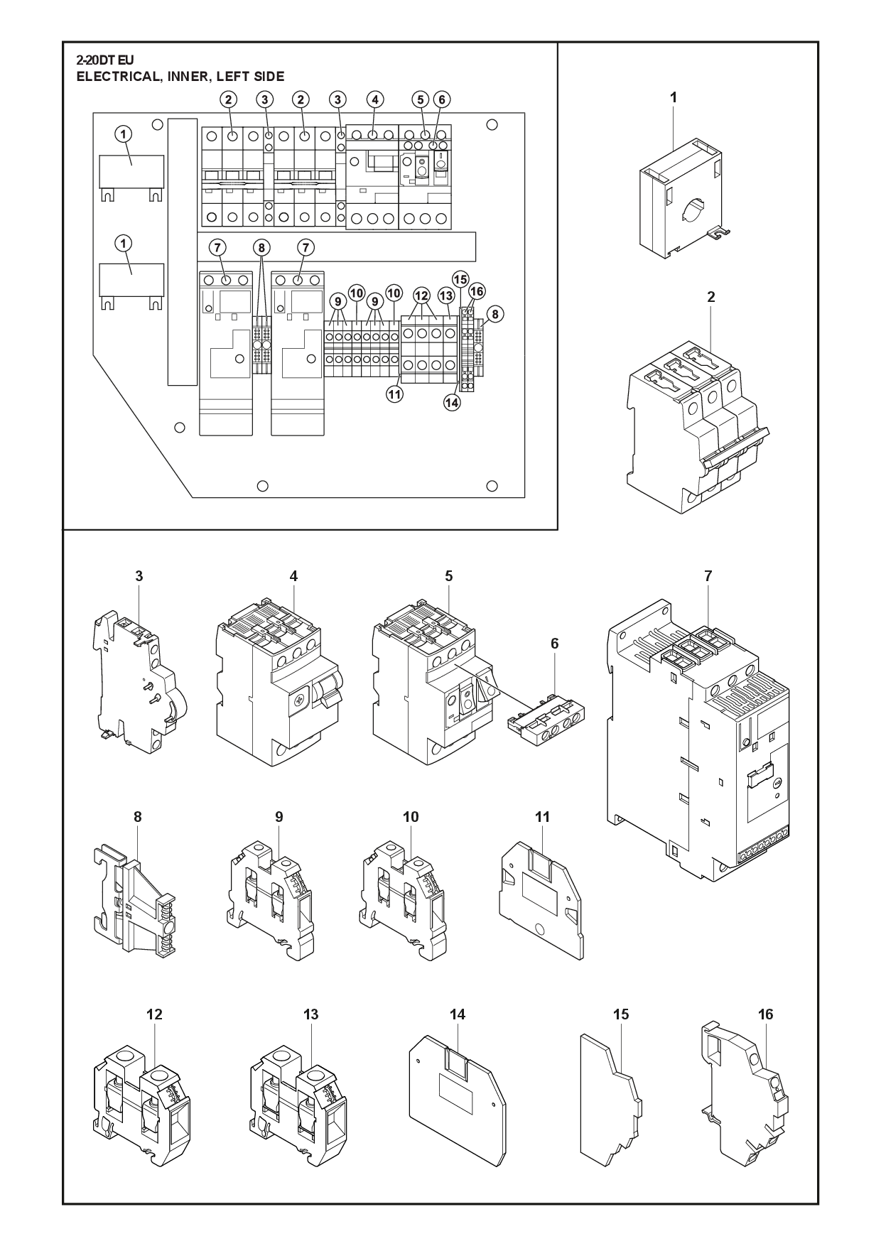 ELECTRICAL, INNER diagram