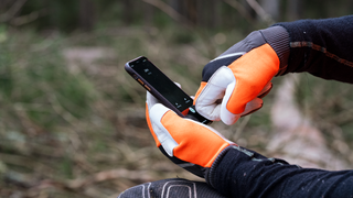 Mănuși, funcționale cu protecție de ferăstrău, Touch Finger