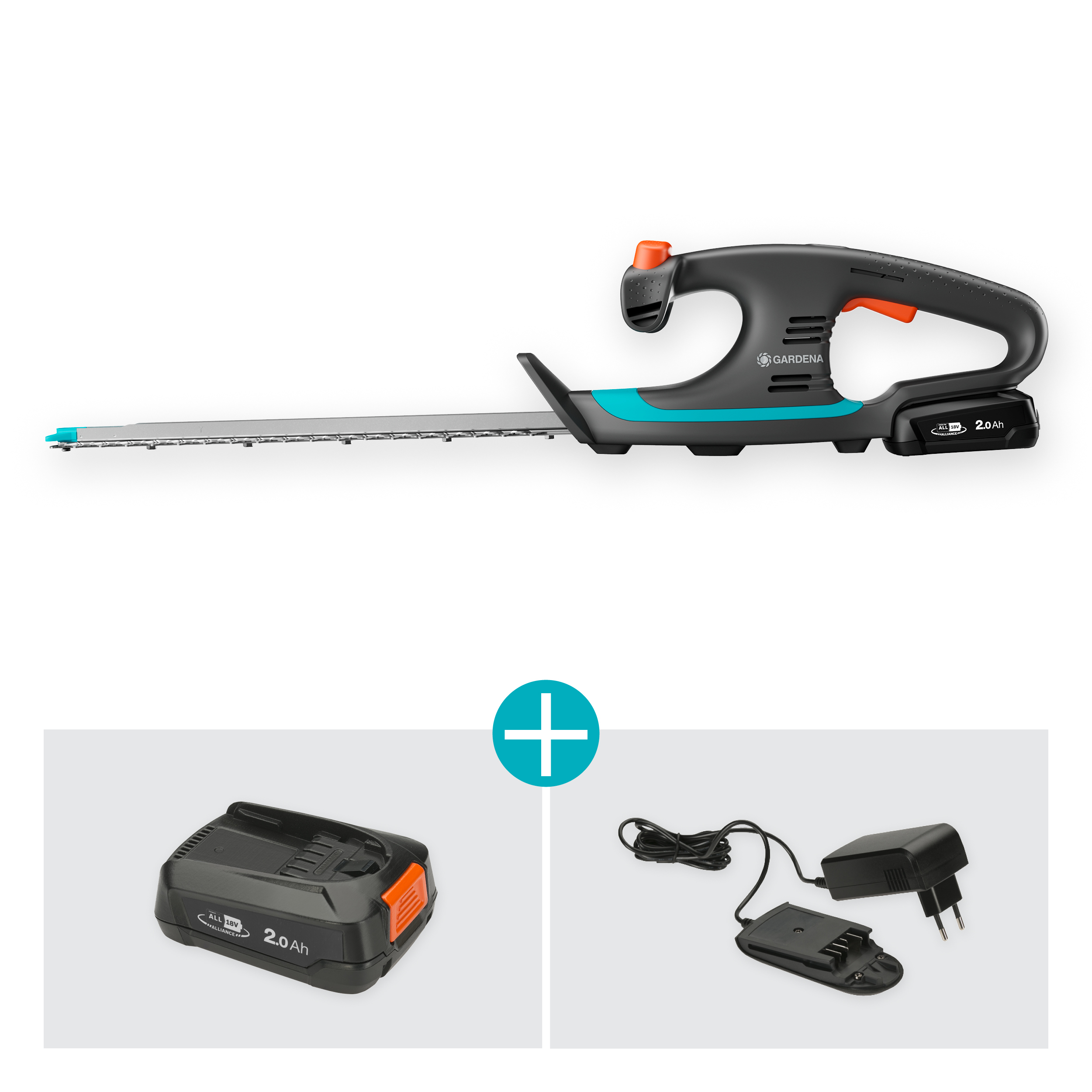 Accuheggenschaar EasyCut 40/18V P4A Gebruiksklare set