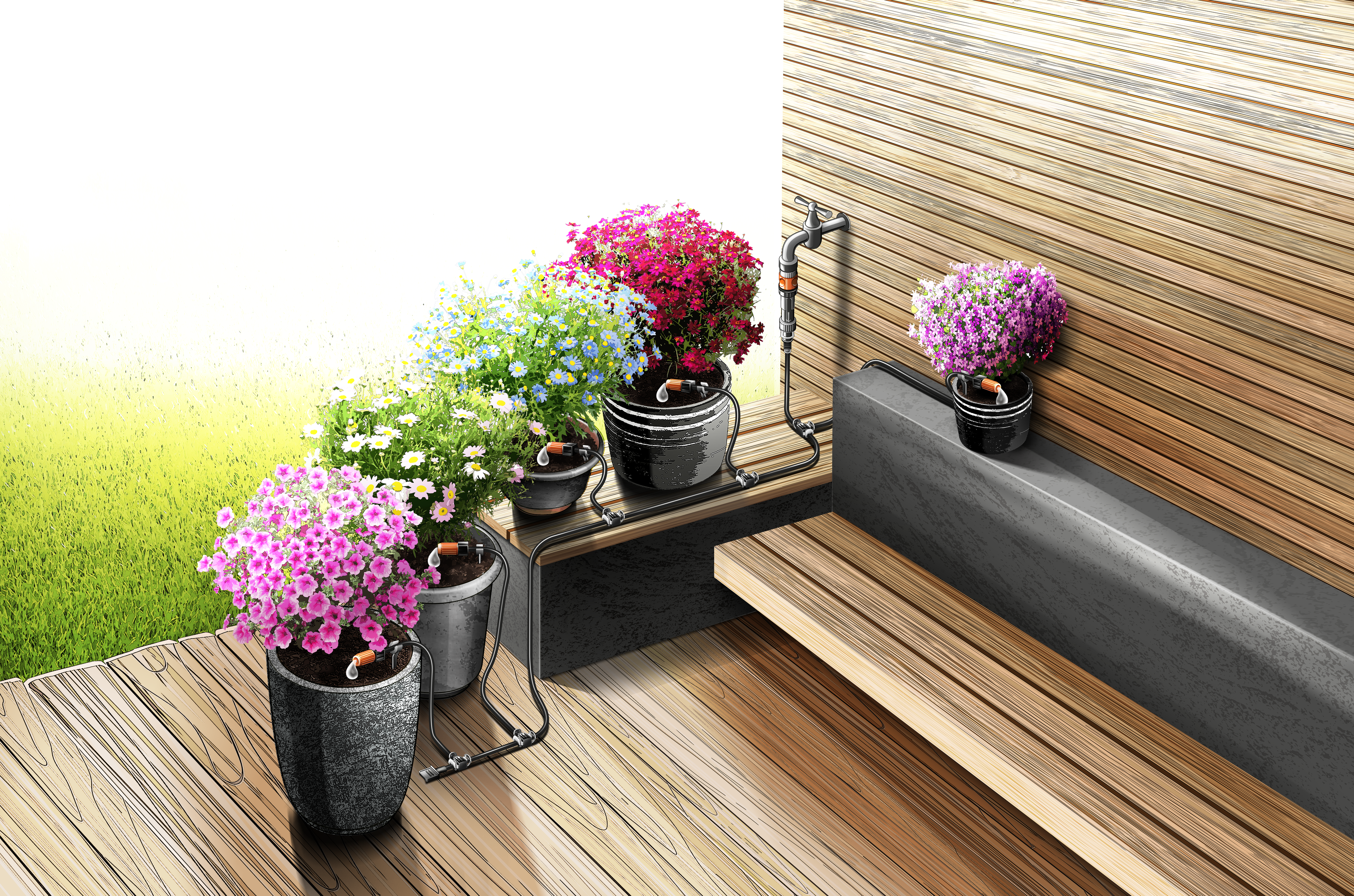 MDS Set para macetas S a favor de UNICEF