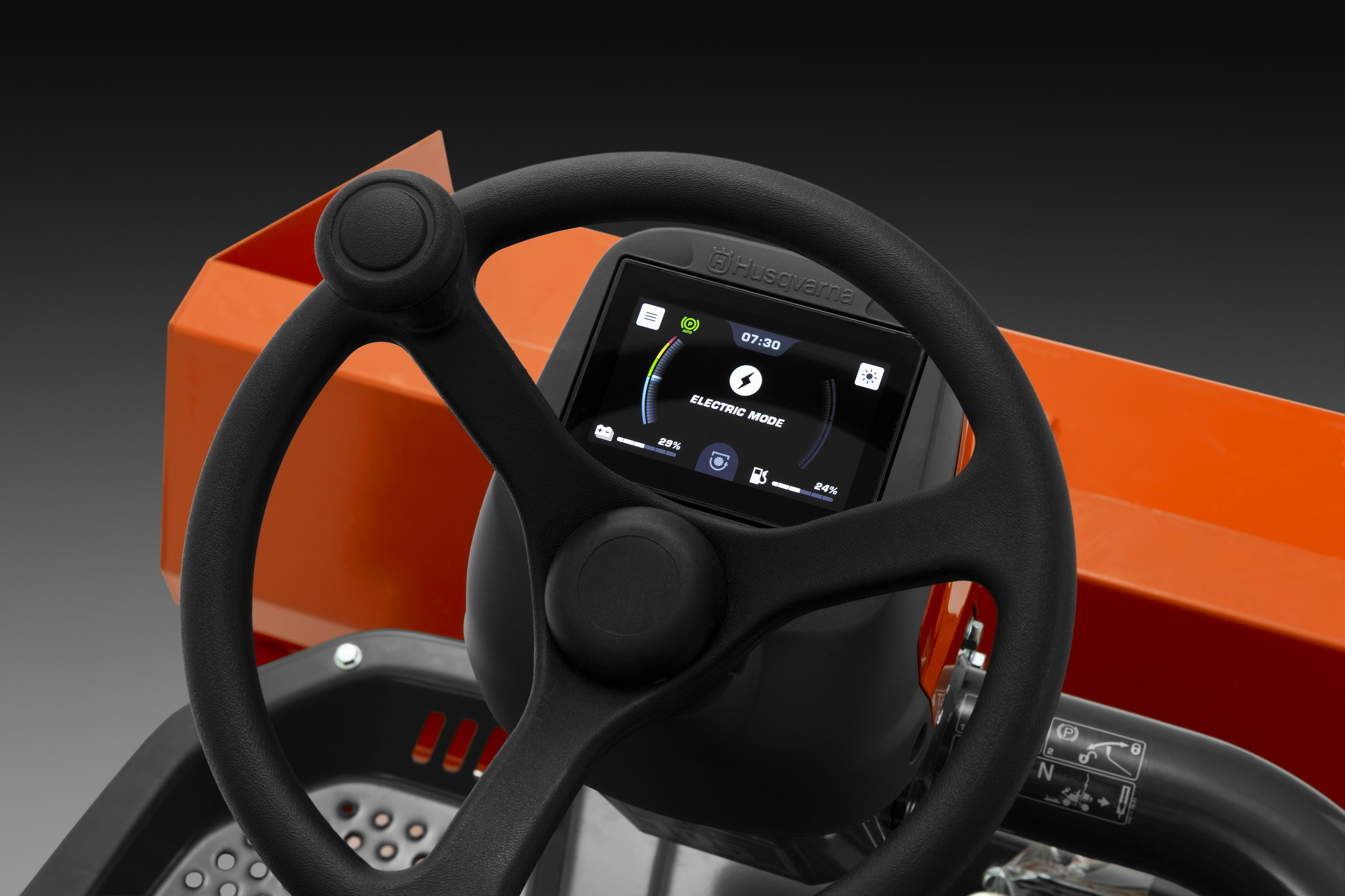 Tool carrier in electric mode