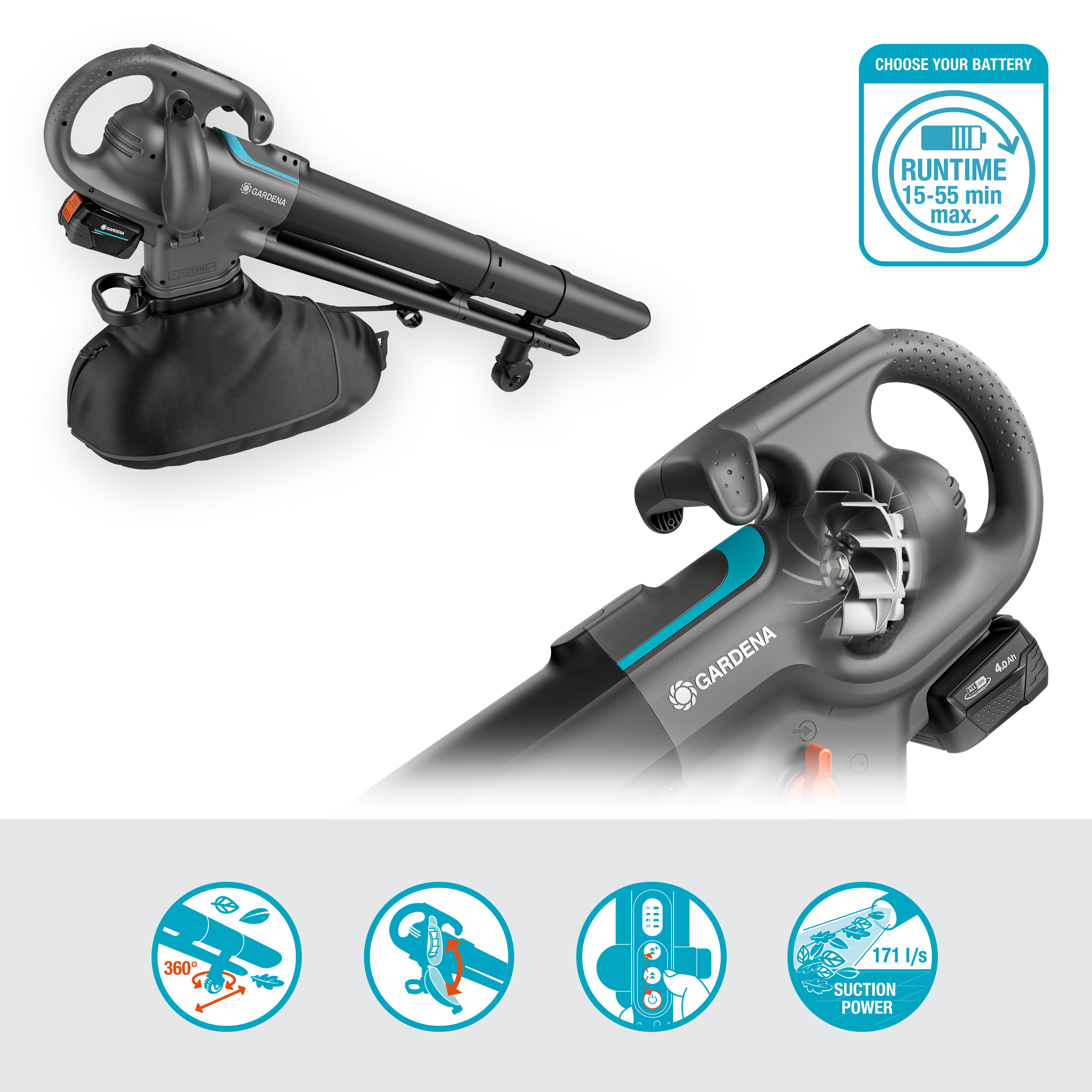 PowerJet Collect Pūtējs/Sūcējs