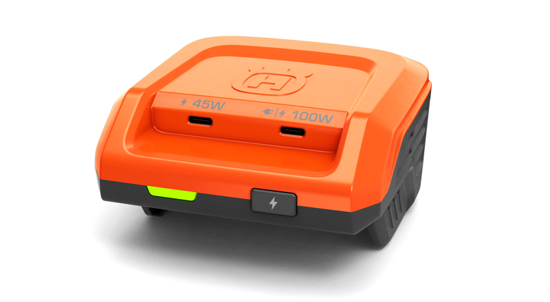 Pienikokoinen ja kevyt kaksisuuntainen USB-sovitin, Husqvarna 40-USB150X adapteri - Husqvarna akut ja laturit - 970722501 - 1