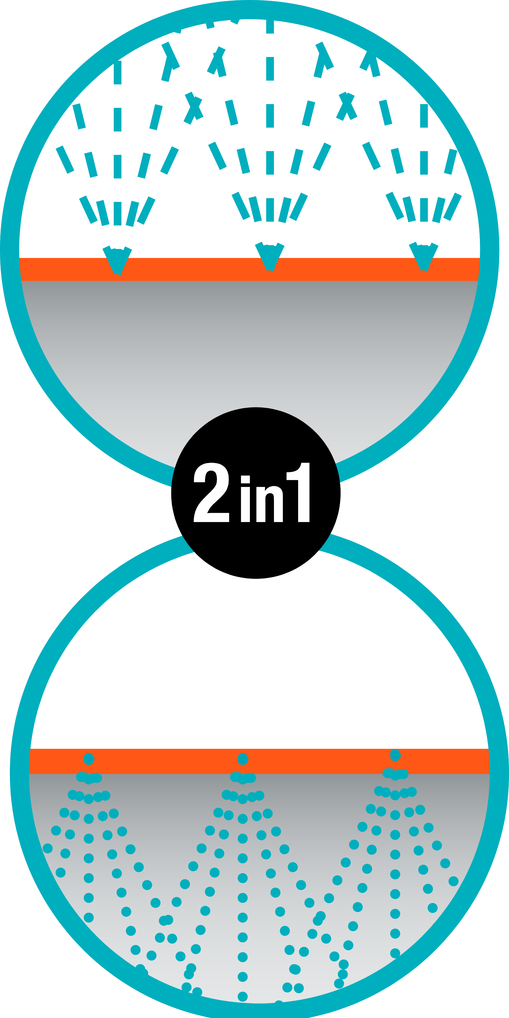 Tubo irrigatore 7,5 m arancio