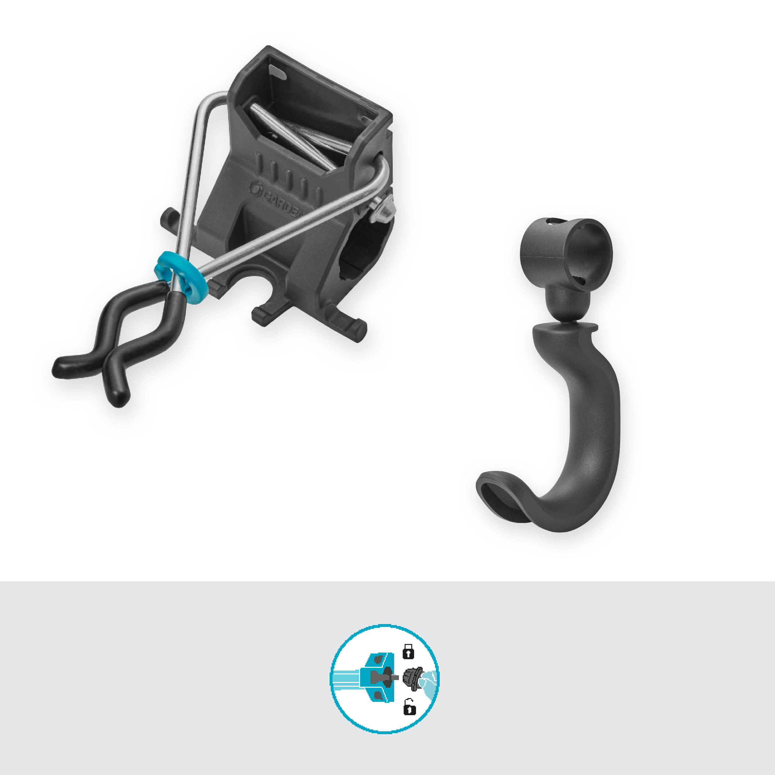 Kit support et crochet