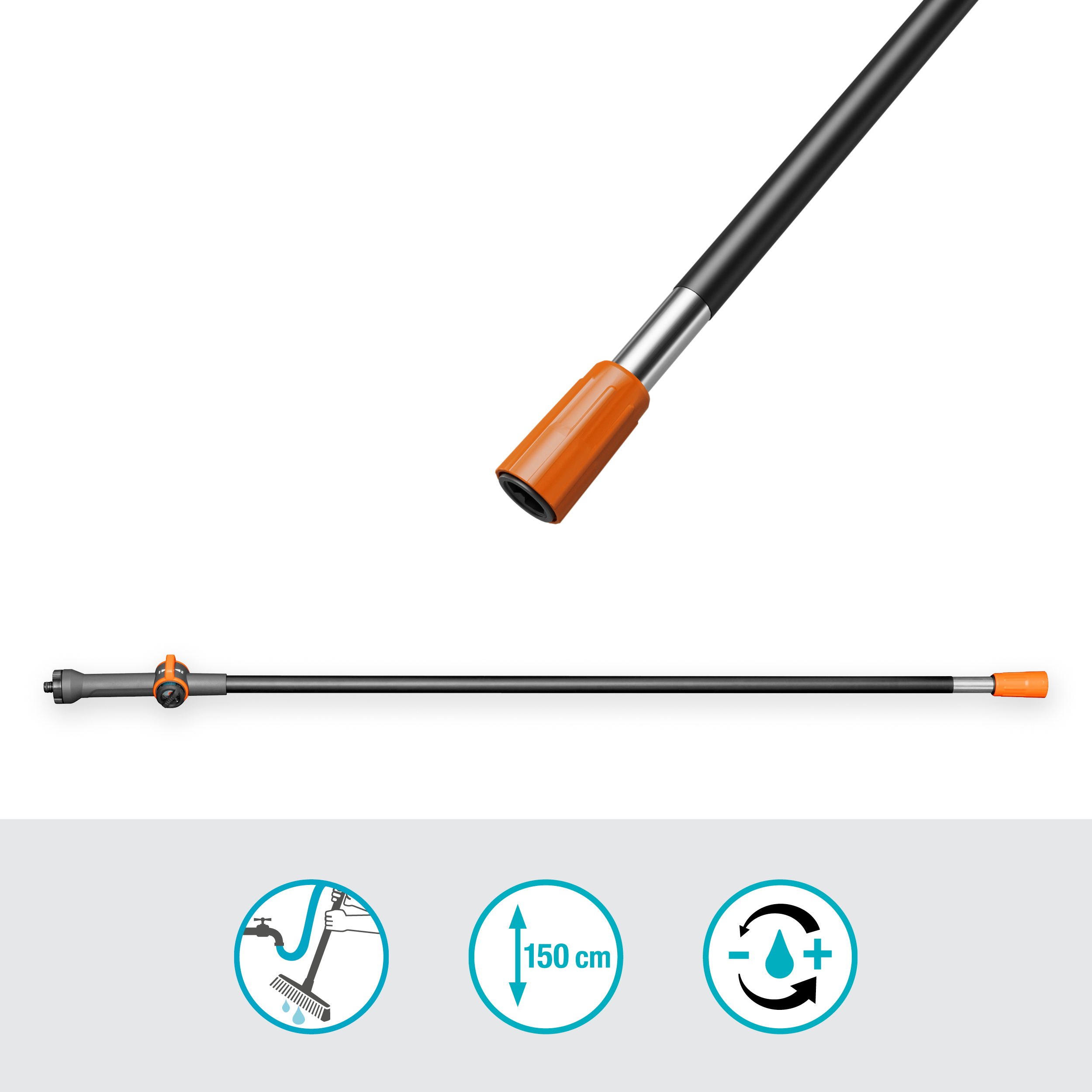 &Kappa;&omicron;&nu;&tau;ά&rho;&iota; &Nu;&epsilon;&rho;&omicron;ύ Gardena CleanSystem M