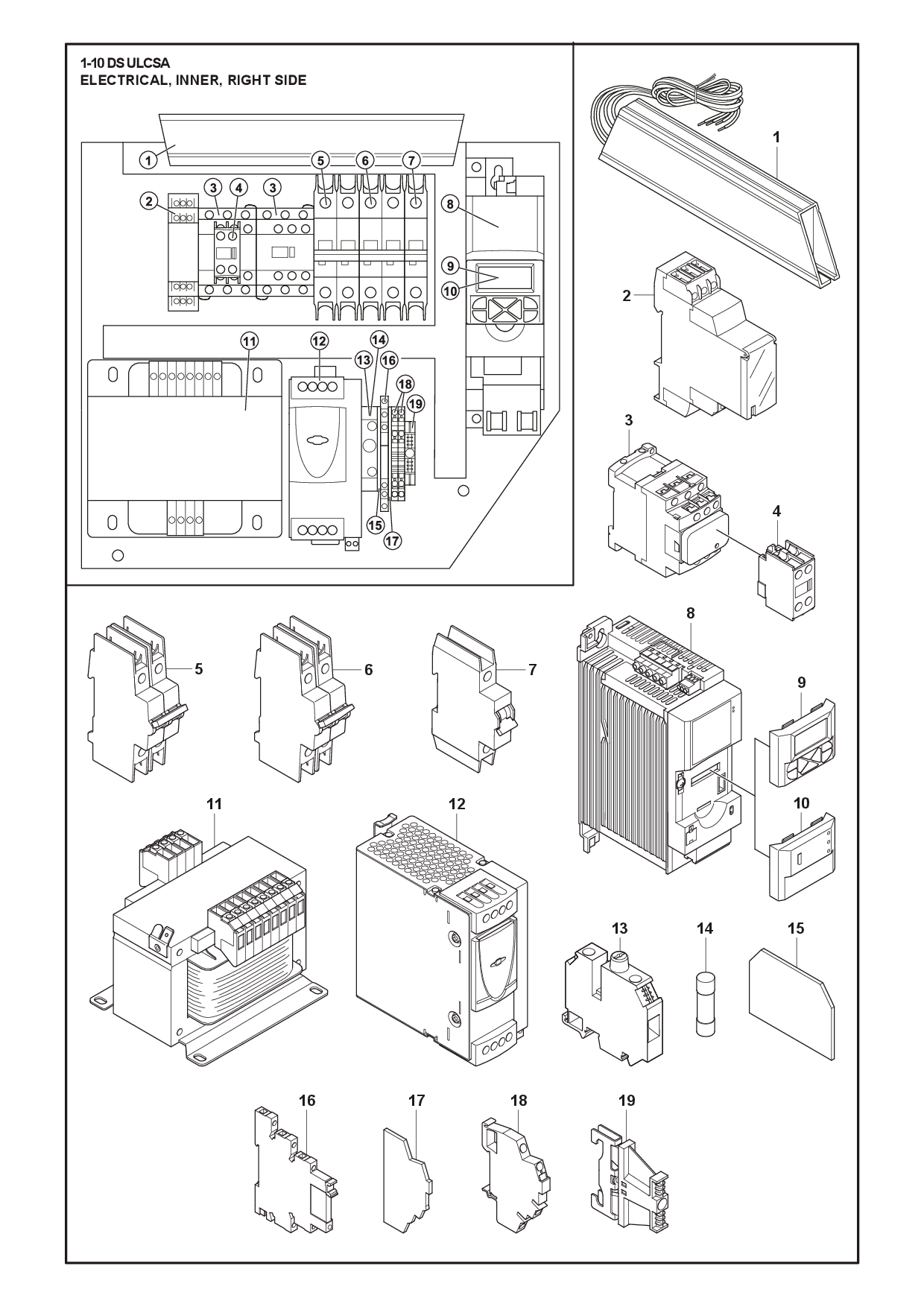 ELECTRICAL, INNER diagram