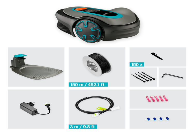 Robotic mower SILENO minimo, 250 m&sup2;