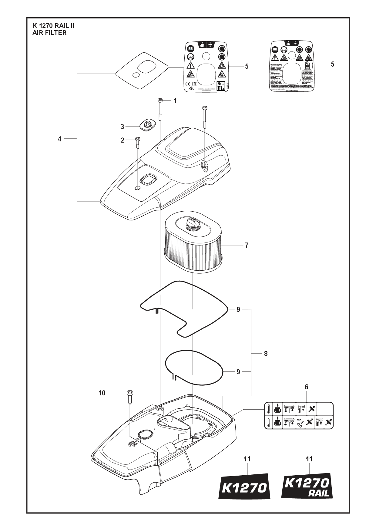 AIR FILTER diagram