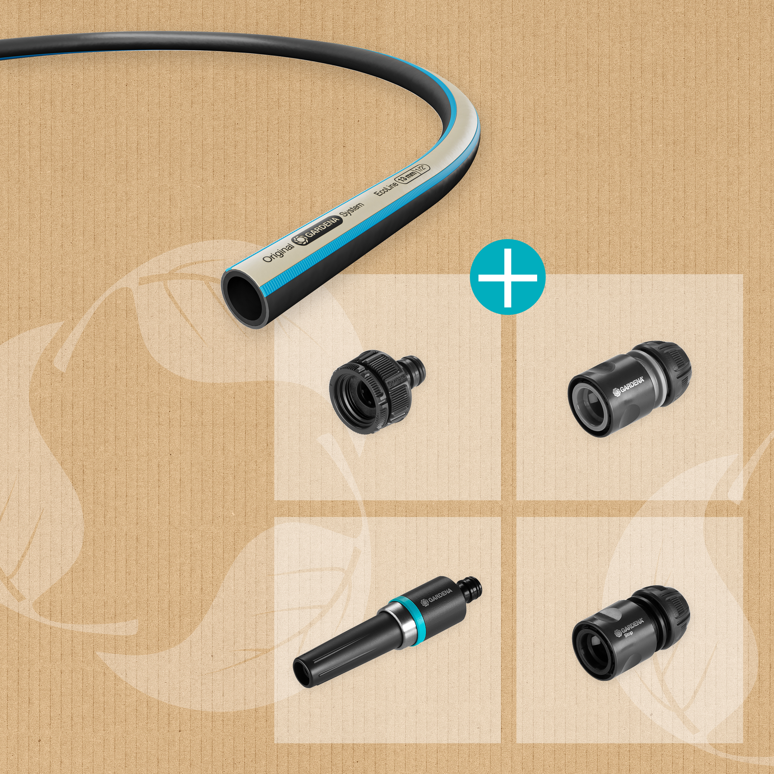 EcoLine t&ouml;mlő k&eacute;szlet 13 mm (1/2"), 20 m