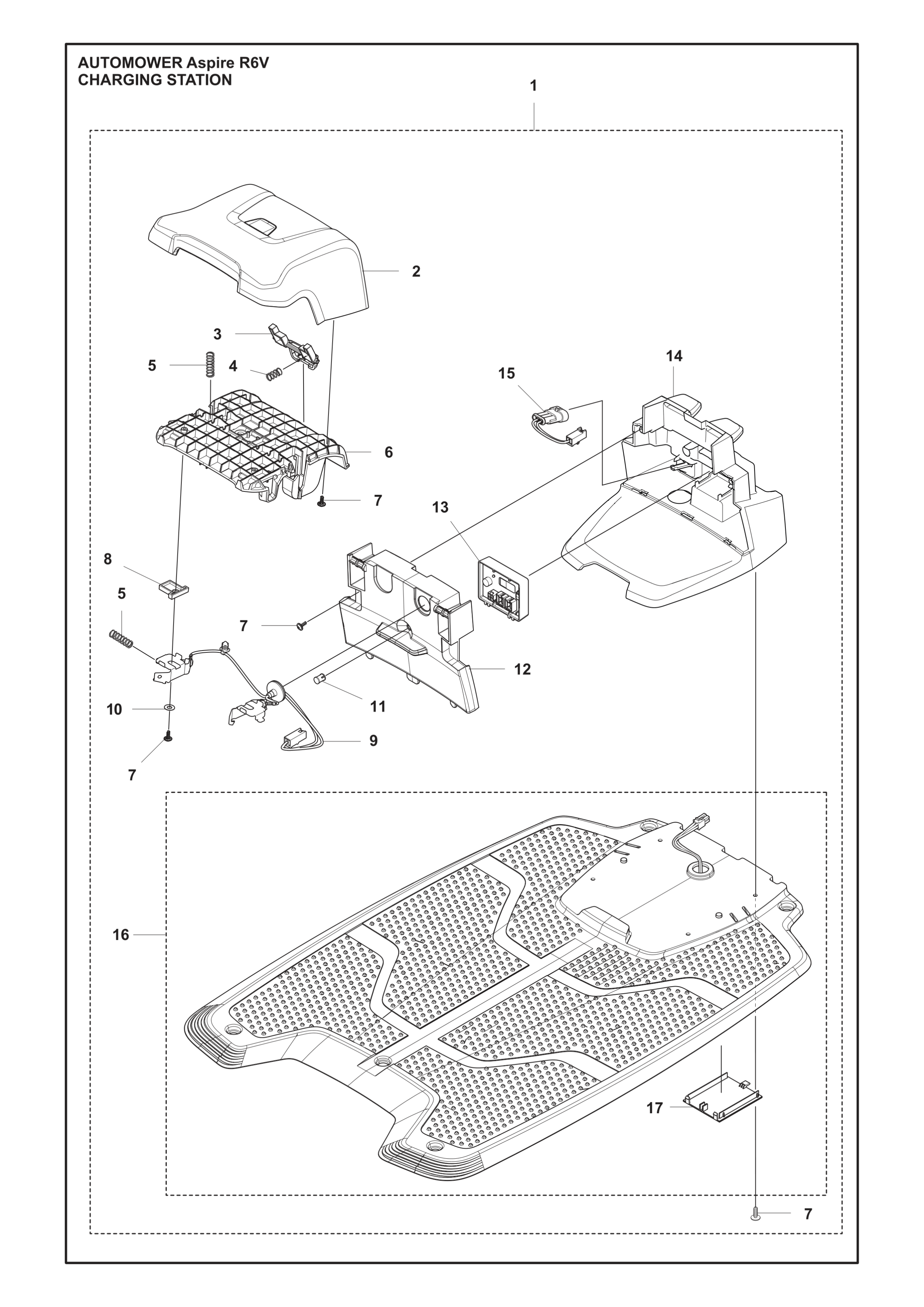 Parts, manuals and support for Automower® Aspire™ R6V | Husqvarna AU