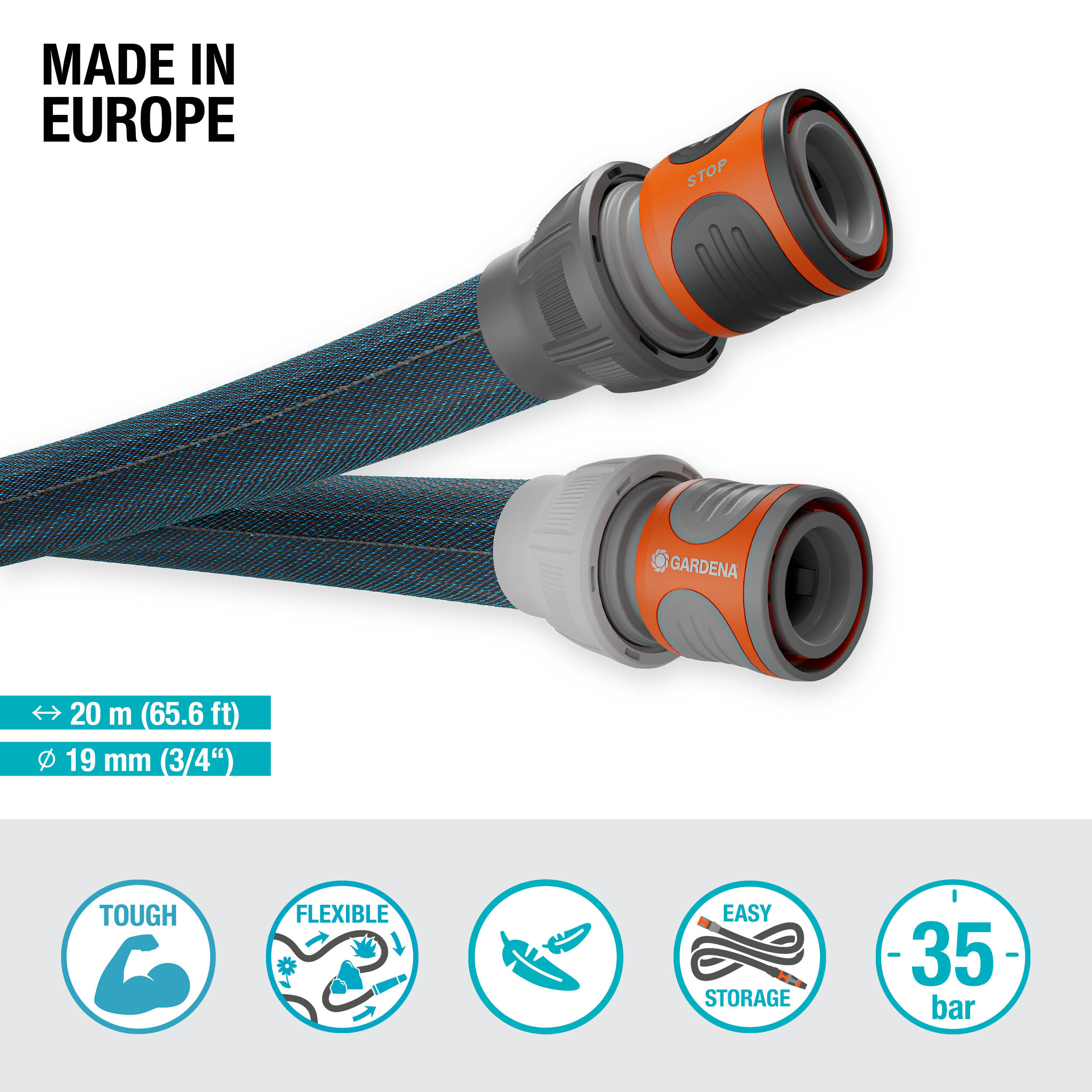 Tekstil Hortum Liano&trade; Xtreme 20m, 3/4"