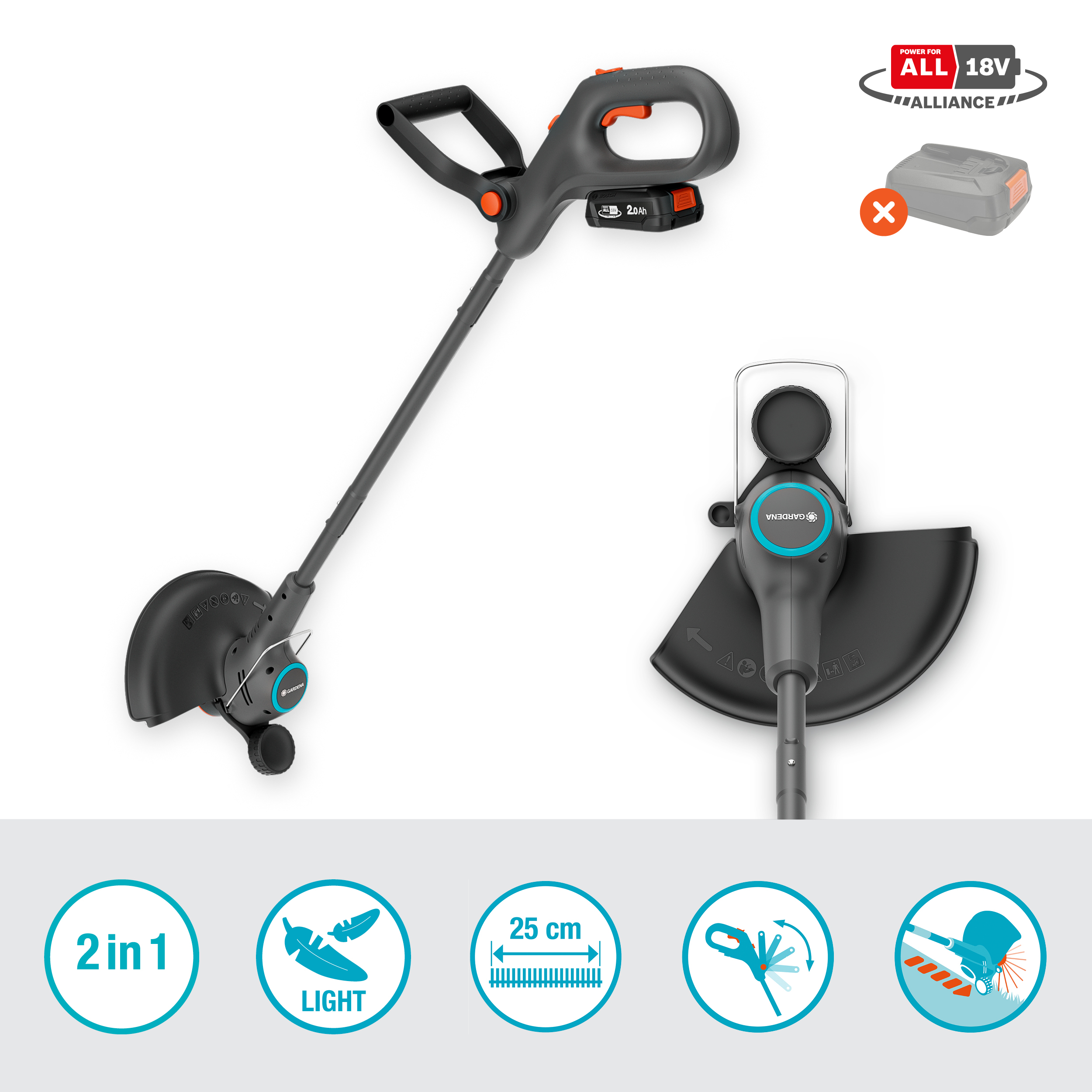 Murutrimmer EasyTrim 25/18V P4A Solo